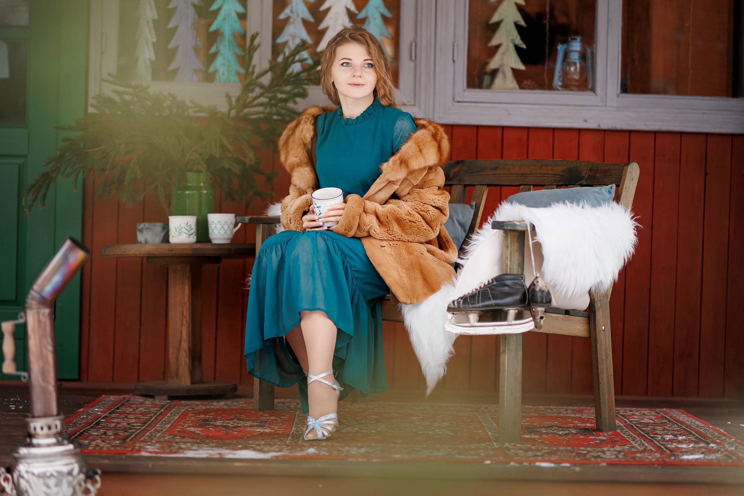 Предновогодняя история в Иславском. Семейный и детский фотограф Комина Елена, Власиха, Одинцово