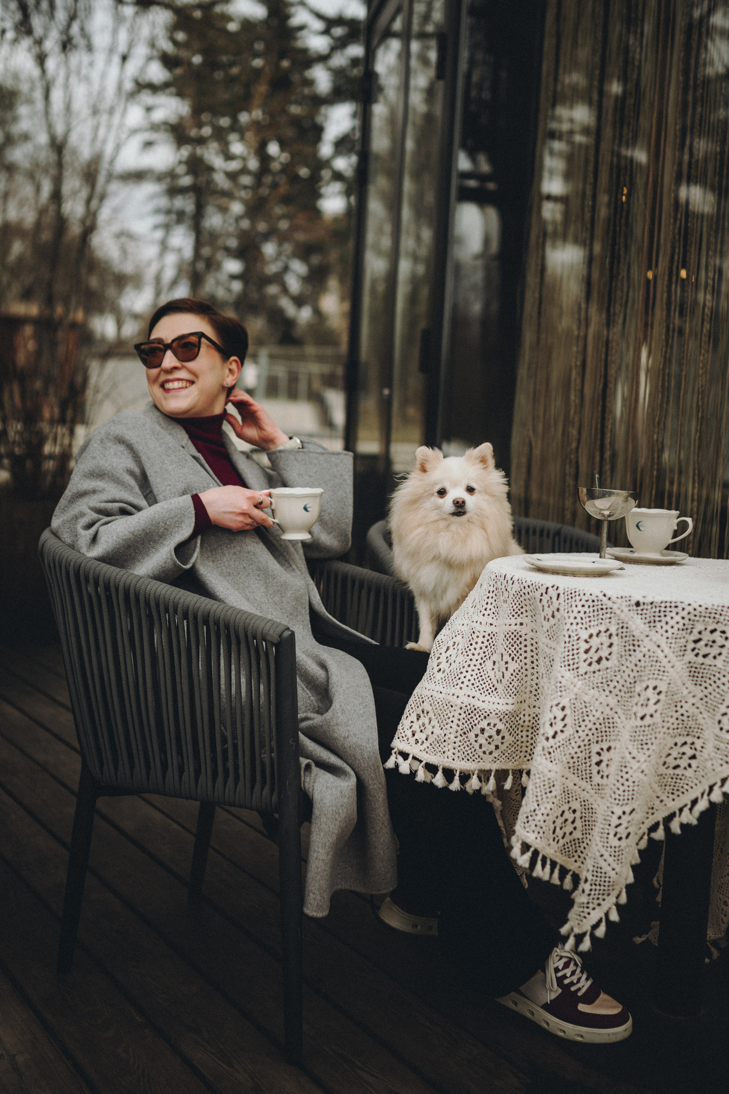 Ольга и Шанди. Семейный фотограф анималист Ананьева Мария — Москва