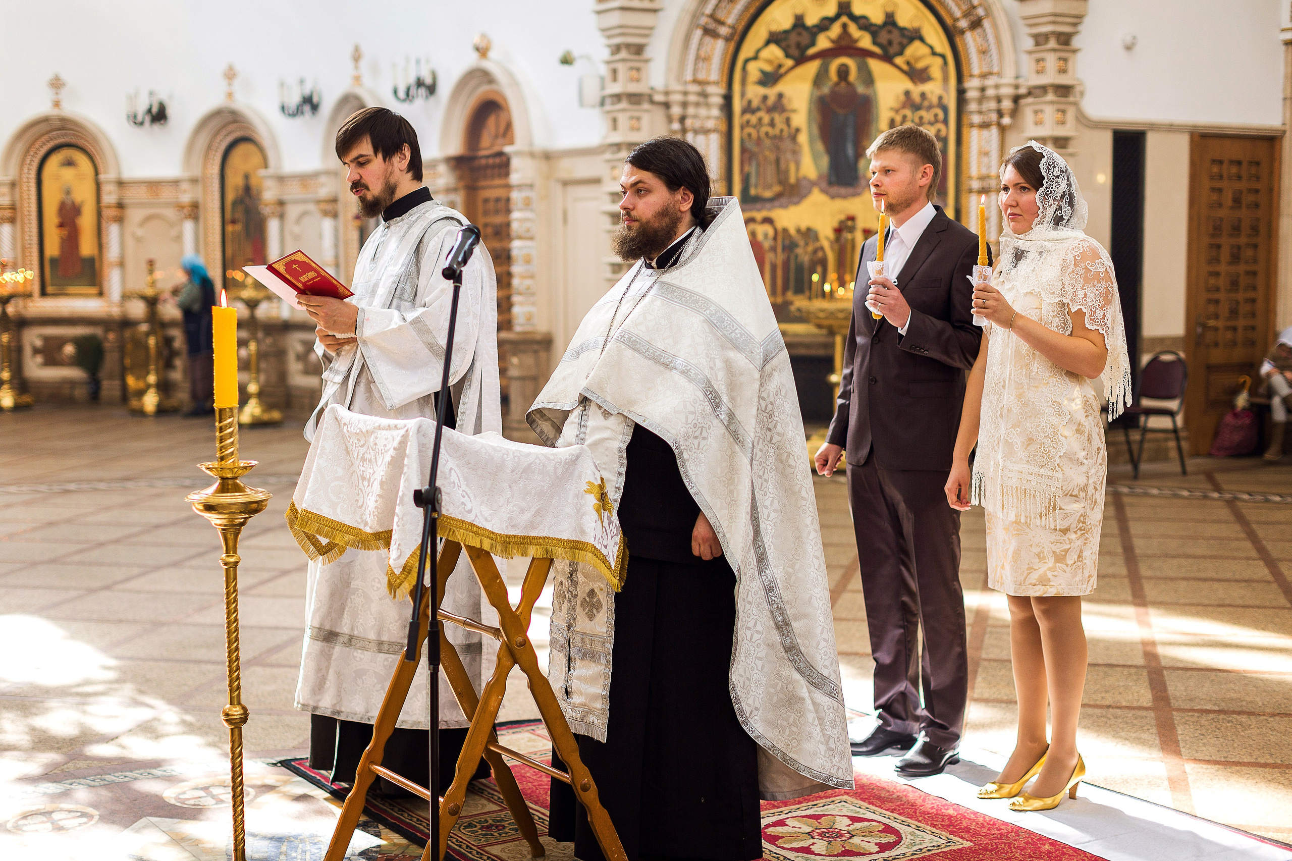 Венчание Светланы и Алексея. Фотограф на Крещение, семейный фотограф в Москве