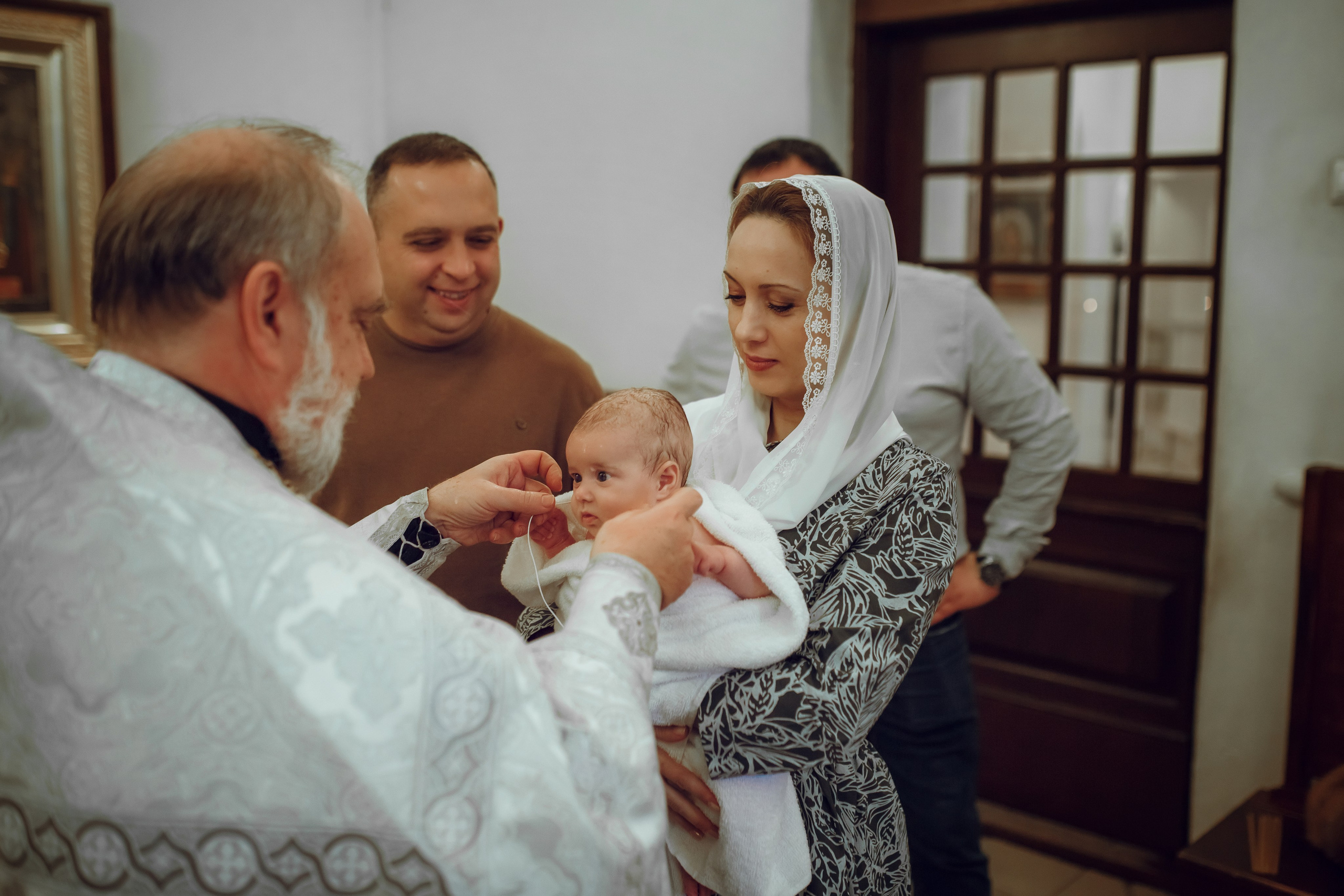 Крещение Дарьи. Фотограф на Крещение, семейный фотограф в Москве