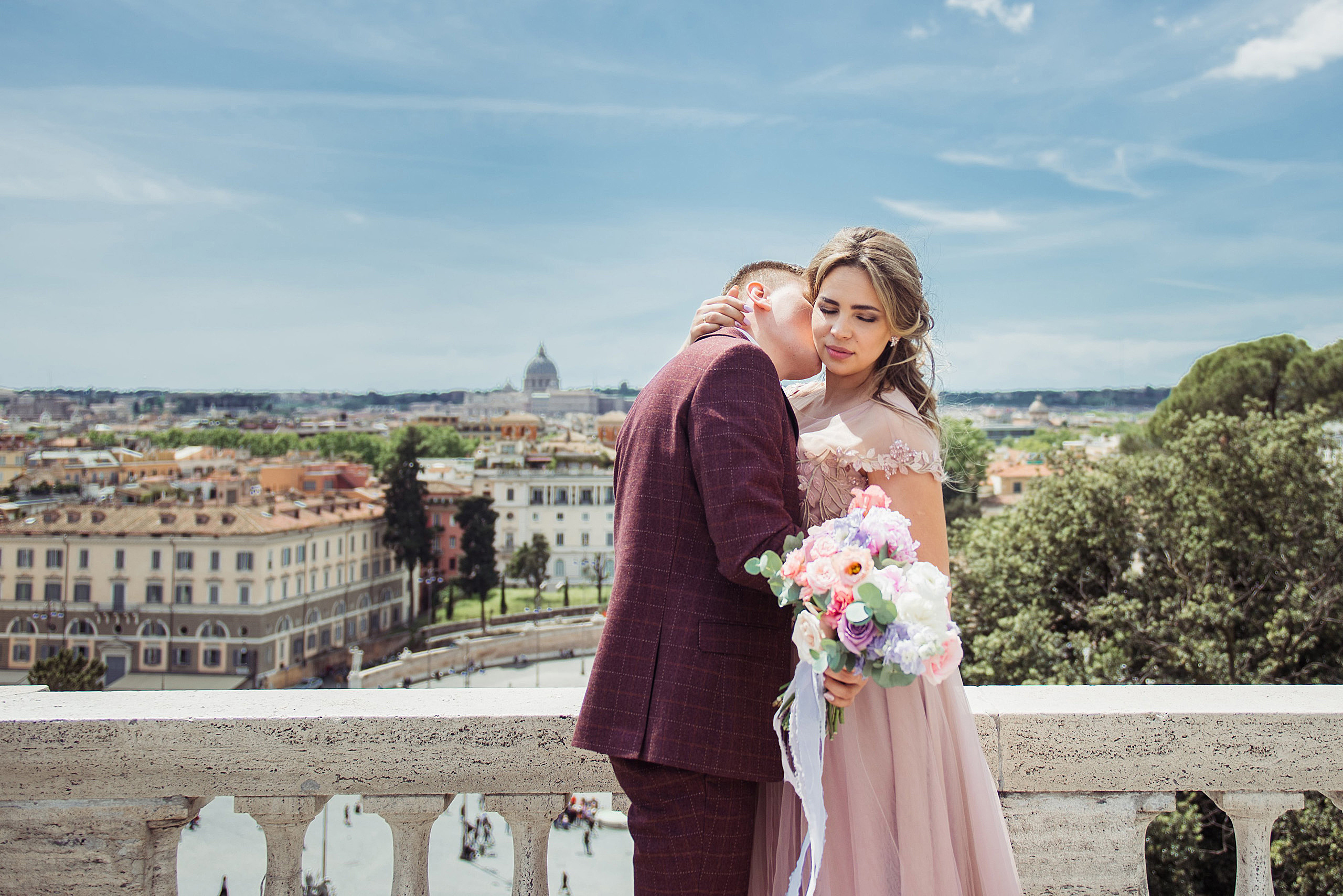 Olga & Artem (Rome, Italy). Photographer in Switzerland and Europe Anna Alekseenko