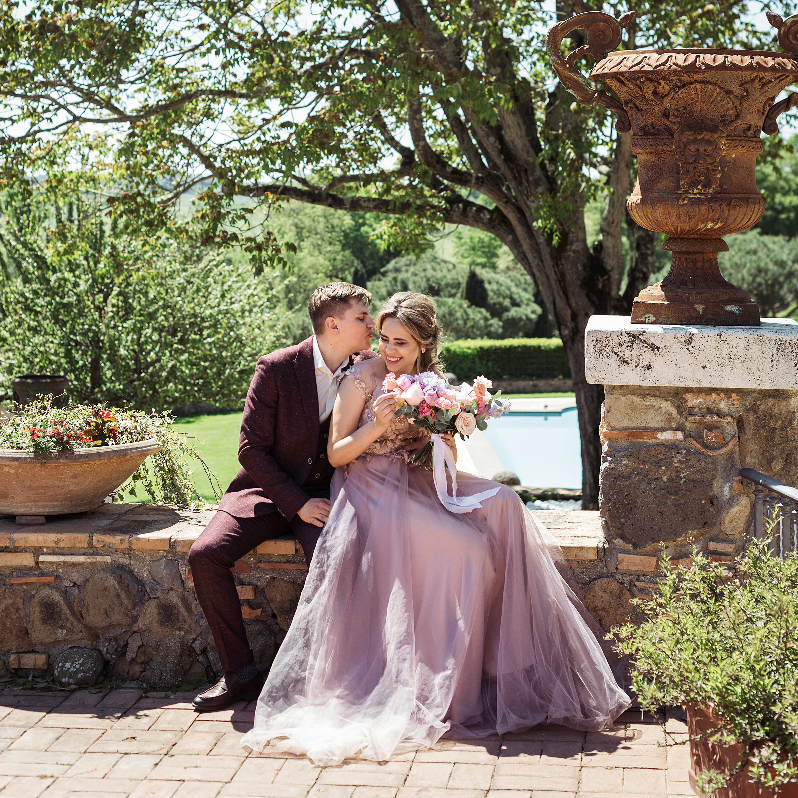 Olga & Artem (Rome, Italy). Photographer in Switzerland and Europe Anna Alekseenko