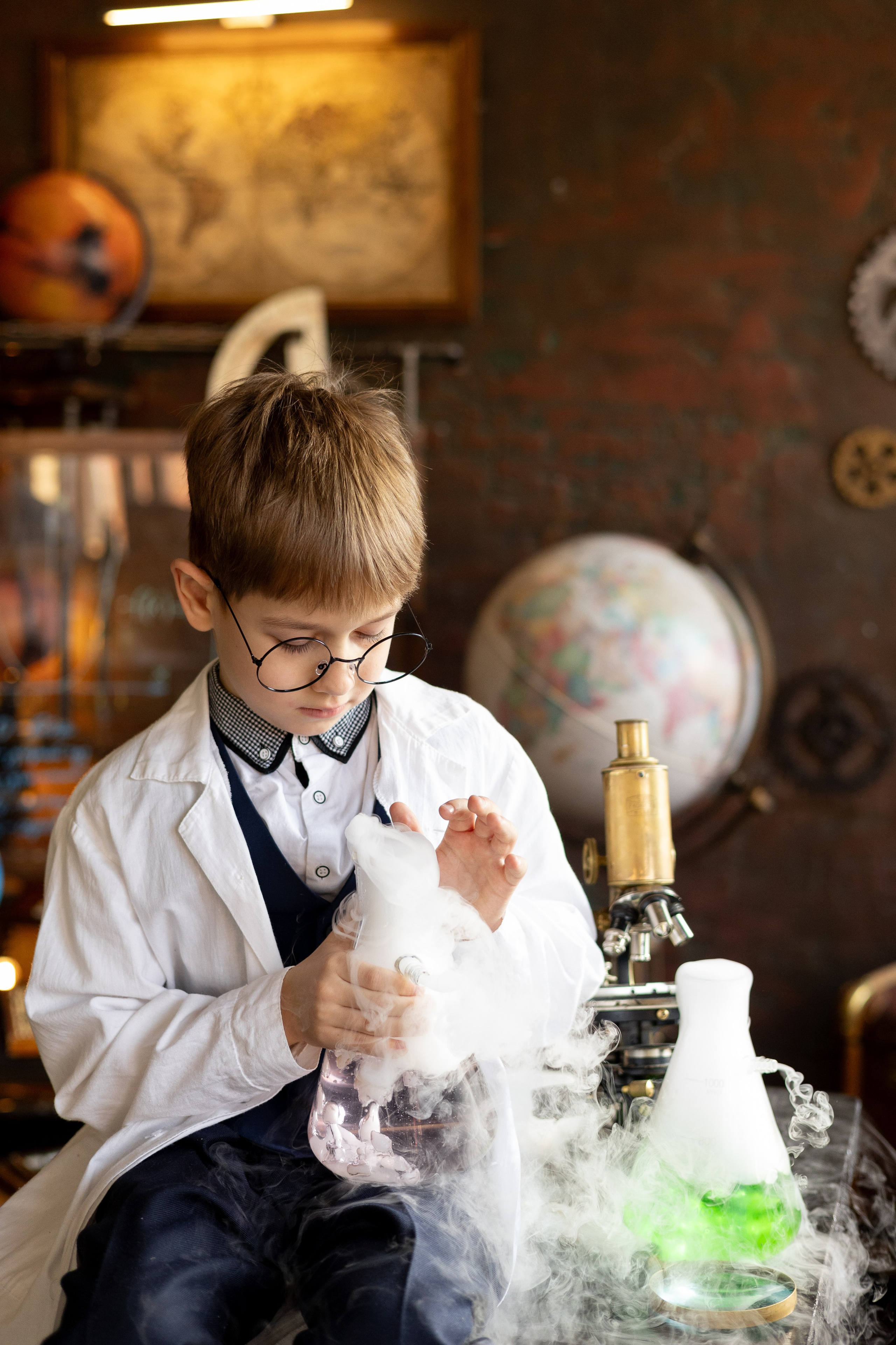 Фотосессия в лаборатории. Семейный фотограф в Москве Марина Петра