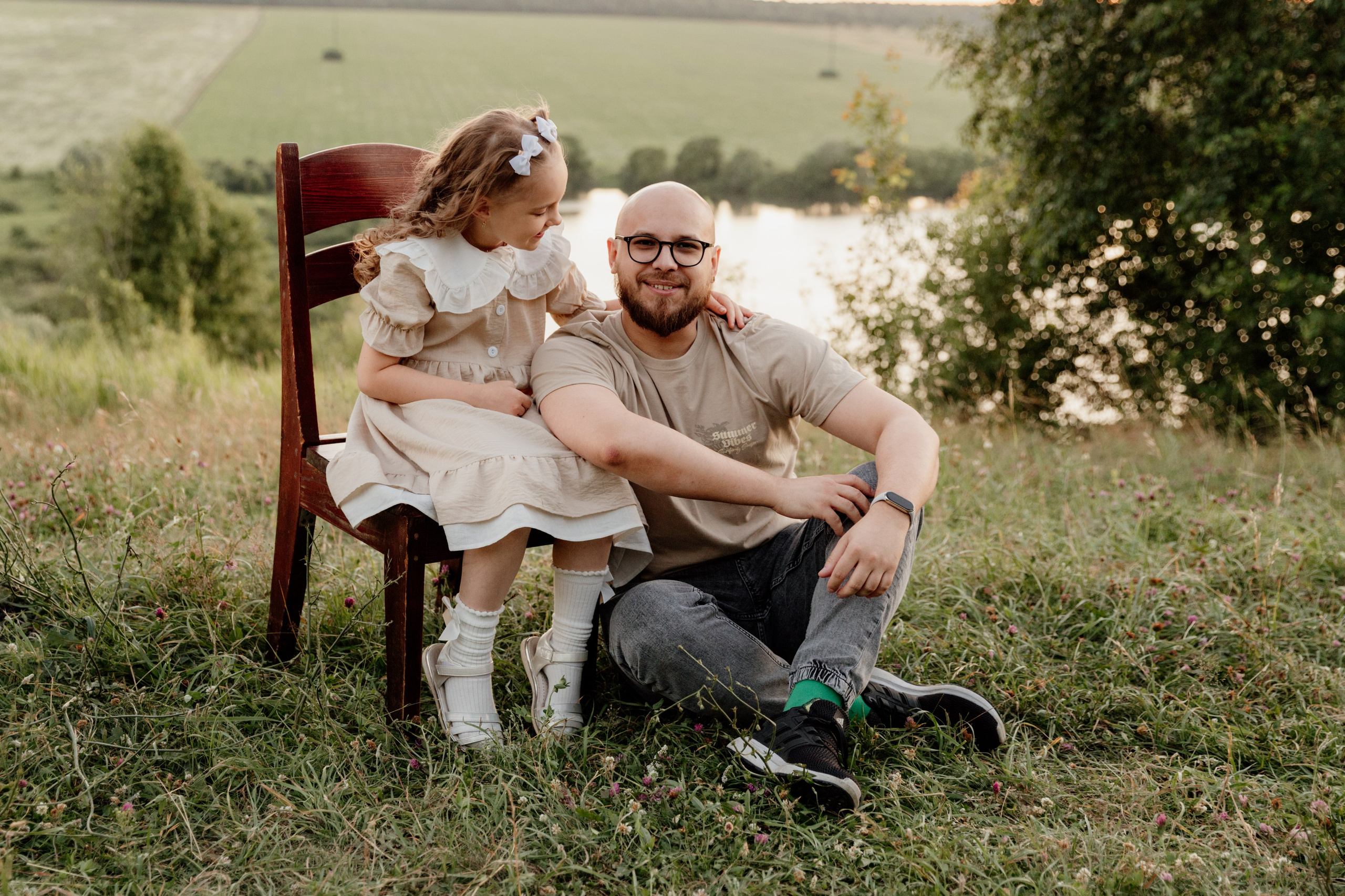 Летний вечер с семьей. Семейный фотограф документалист в Пензе Лопатинская Татья