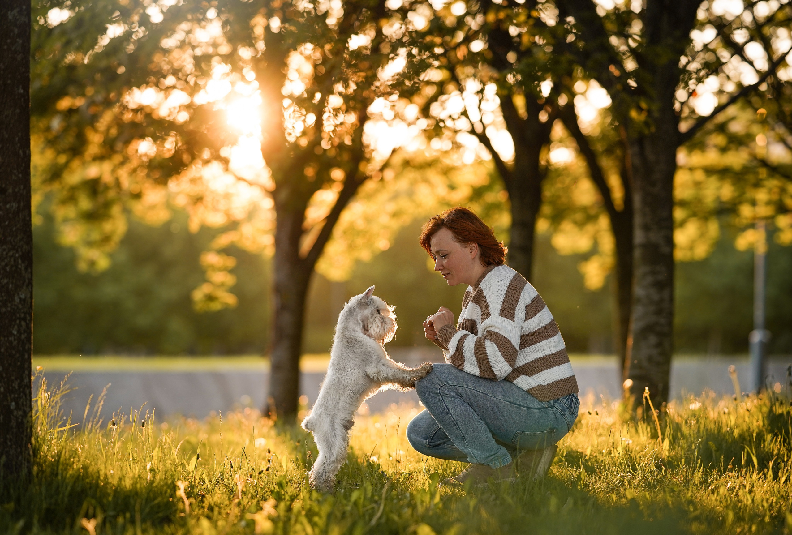 Оля и Доминик. Фотограф-анималист в Санкт-Петербурге Яна Мартынова
