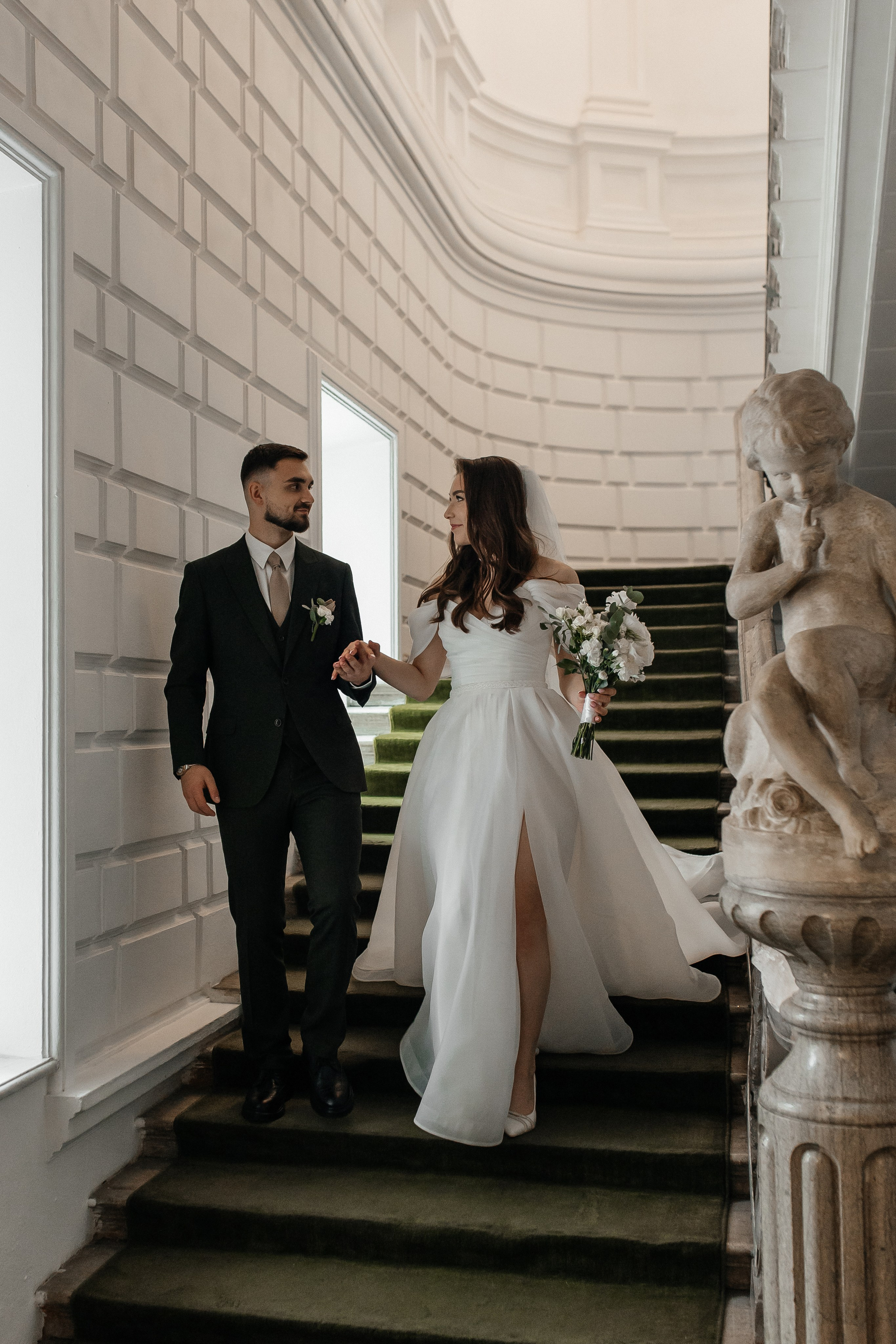 Выездная регистрация брака в Особняке Спиридонова. Свадебный фотограф в Москве Дарья Олендарёва