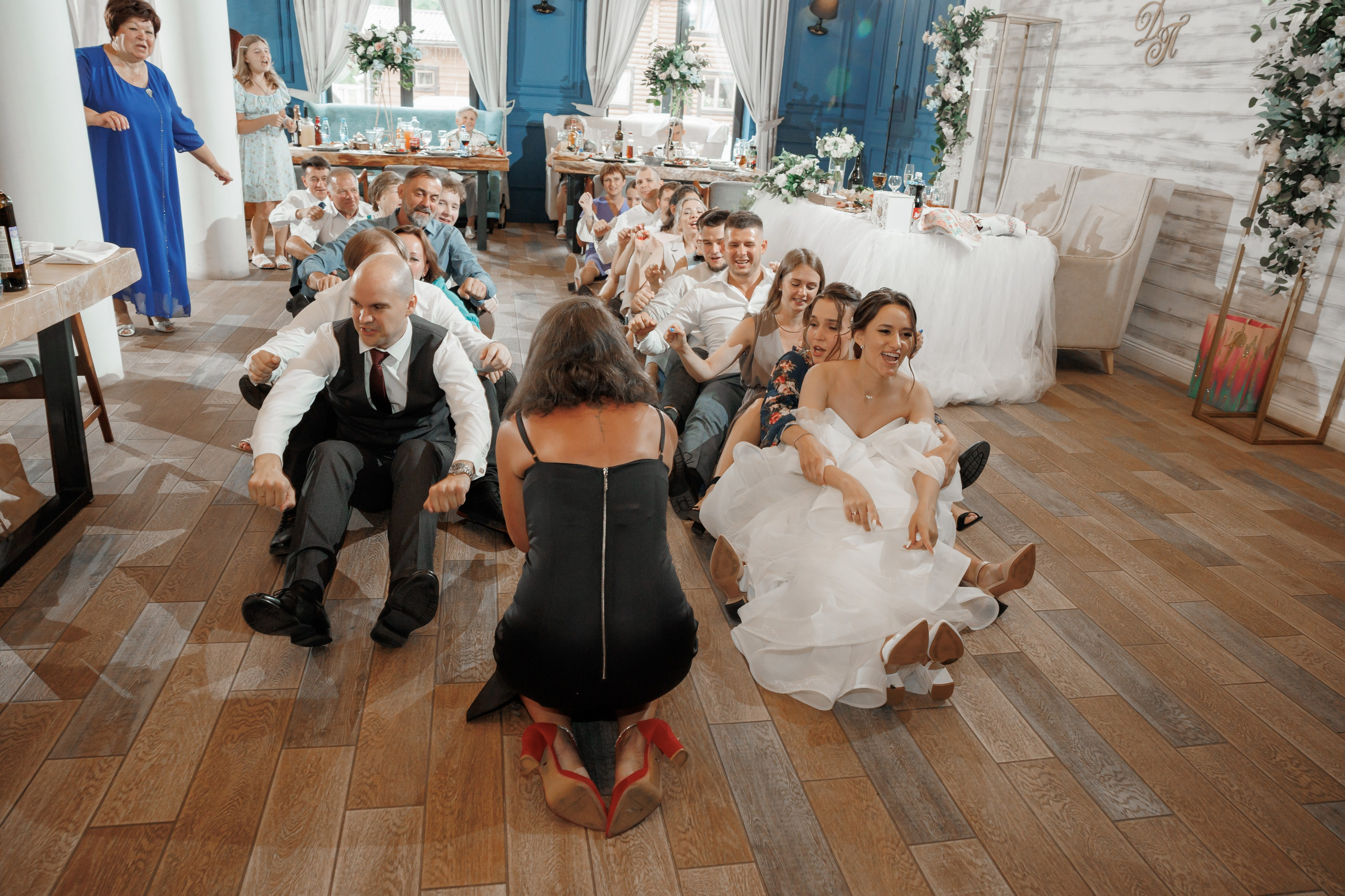 Полина и Дмитрий, загородный клуб «Барин», ЗАГС в г. Пушкино. Свадебный и репортажный фотограф (Москва, Королев и другие)