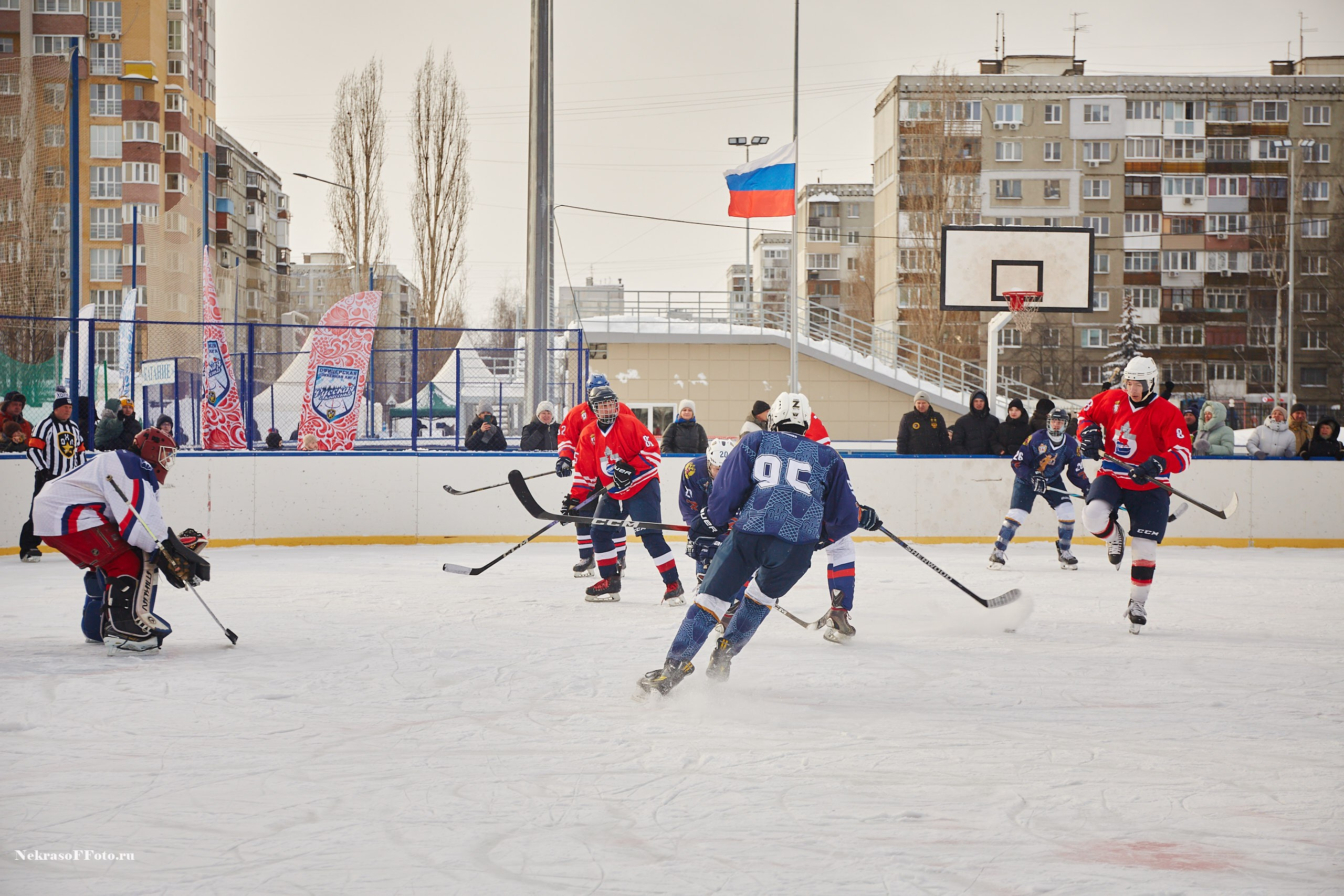 Турнир по хоккею «Русская классика» в рамках Офицерской хоккейной лиги. Спортивный фотограф Некрасов Денис