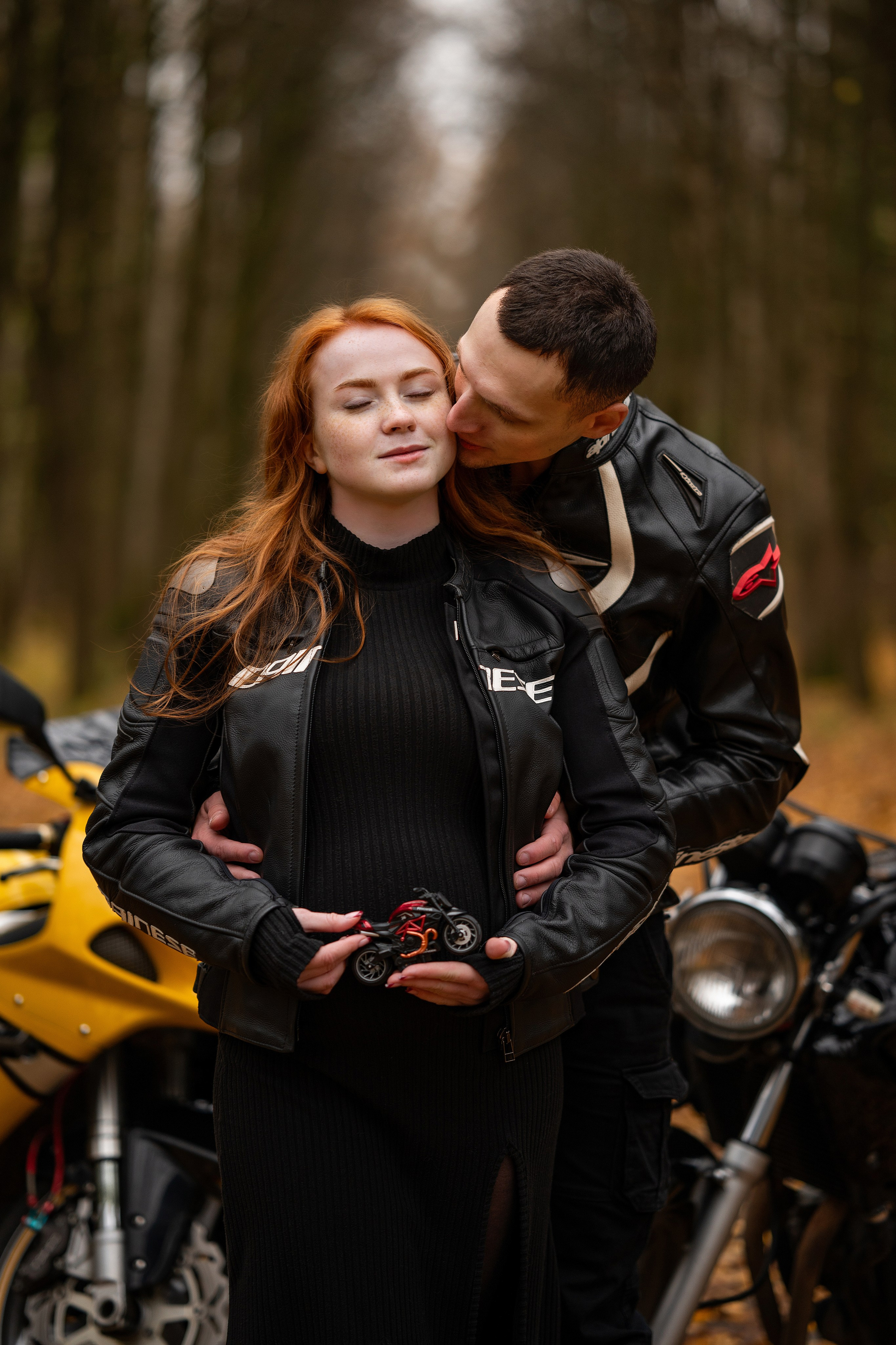 Мото-семья в ожидании. Творческий фотограф Вологда