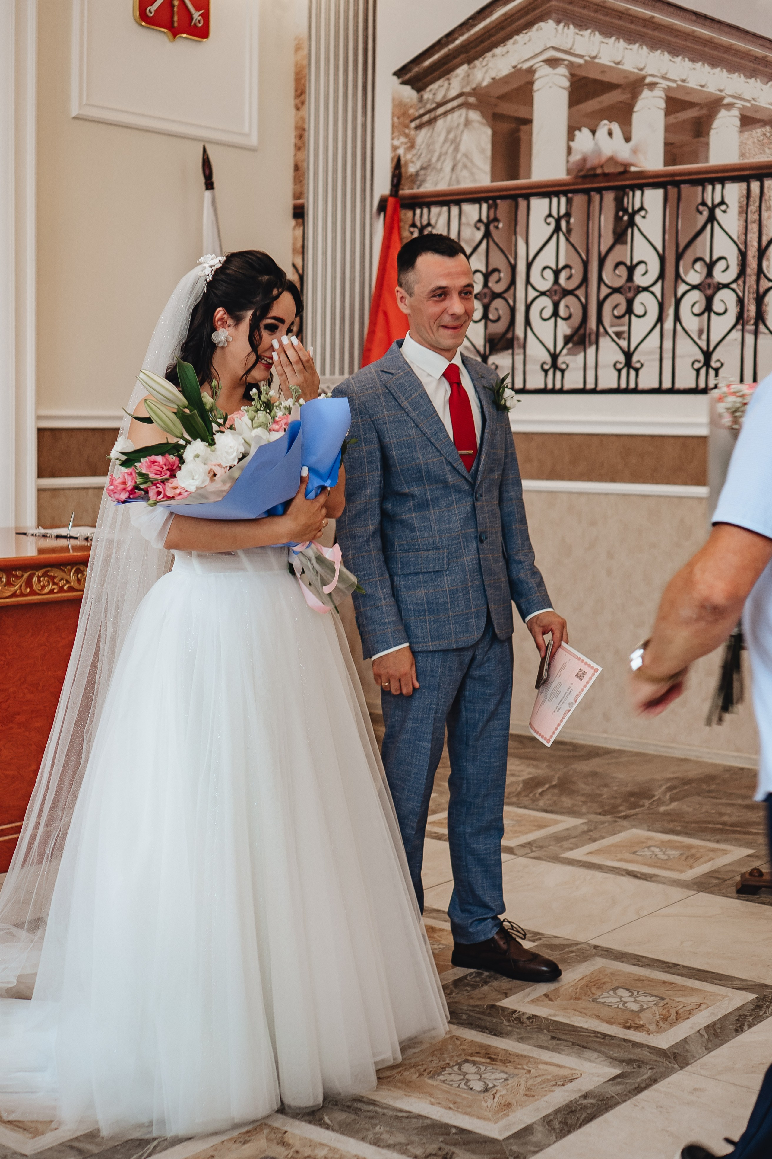 СВАДЕБНАЯ СЬЕМКА В ЗАГСЕ НА МОСКОВСКОМ ПРОСПЕКТЕ. Профессиональный фотограф, Санкт-Петербург — Виктория Богомолова