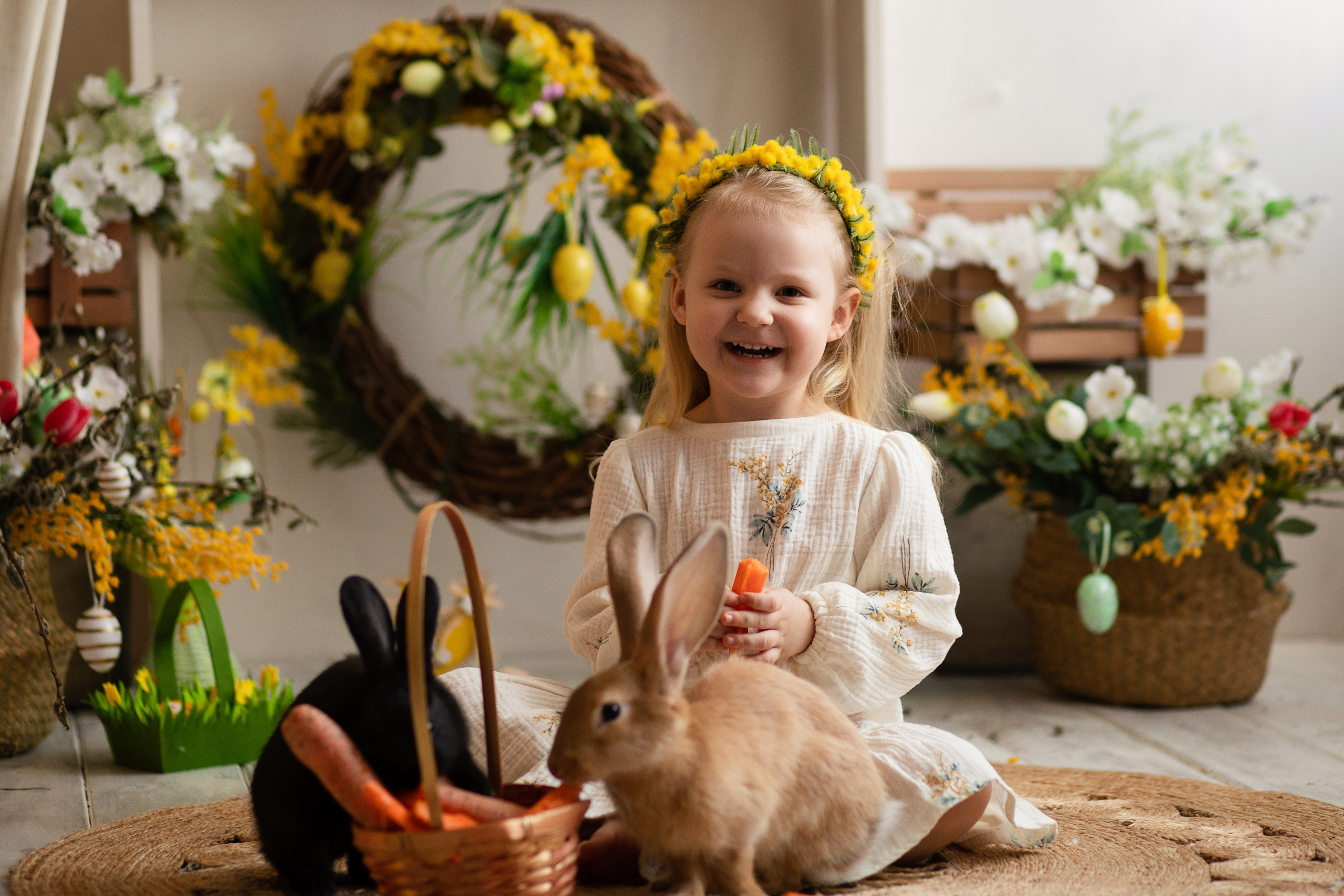Фотопроект Пасхальный с кроликами. ФОТОГРАФ НА ГОДИК, БЕРЕМЕННОСТИ, НОВОРОЖДЕННЫХ, КРЕЩЕНИЯ МОСКВА