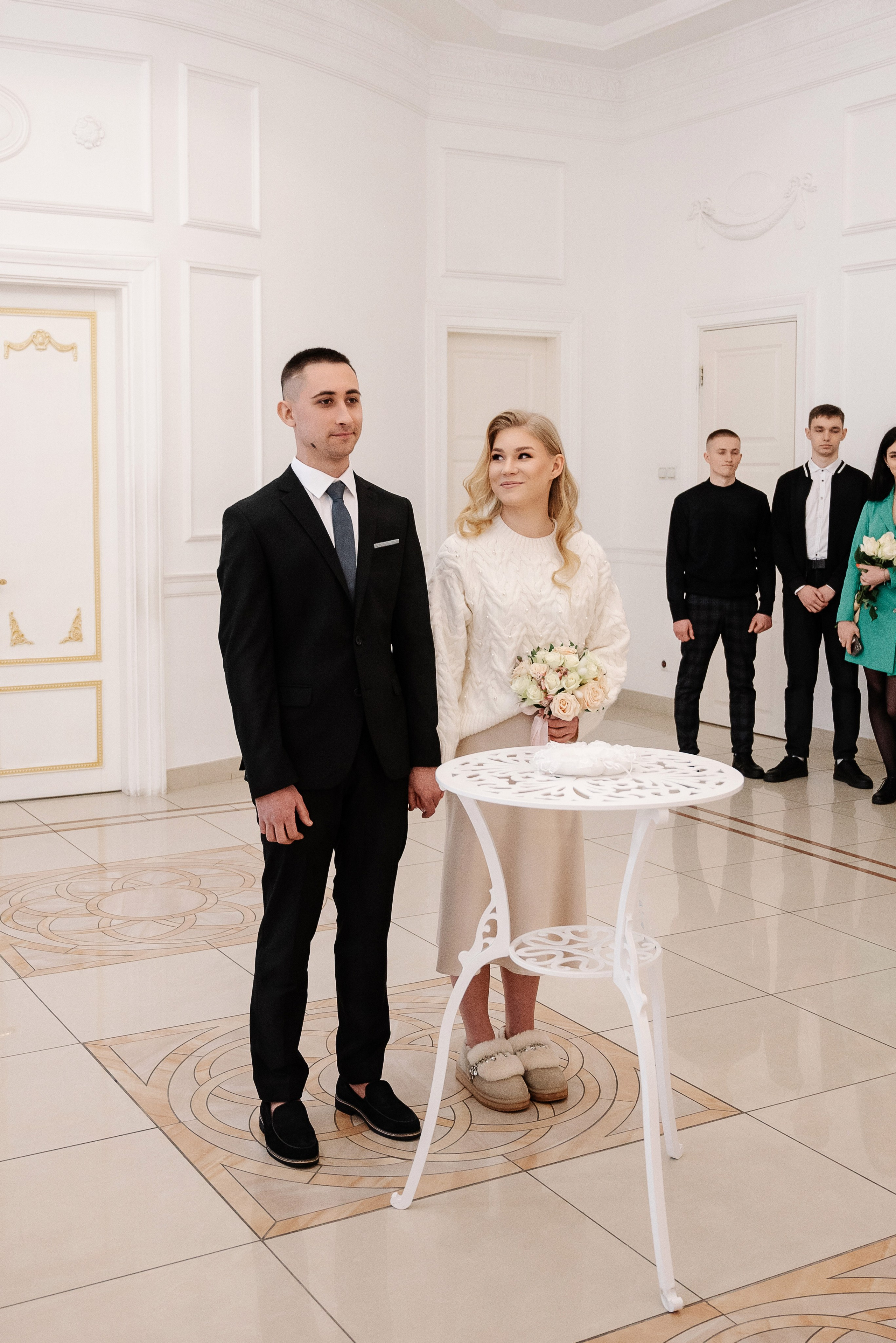 Александра и Алексей, роспись и прогулка зимой. Свадебный и портретный фотограф в Липецке Юлия Свит