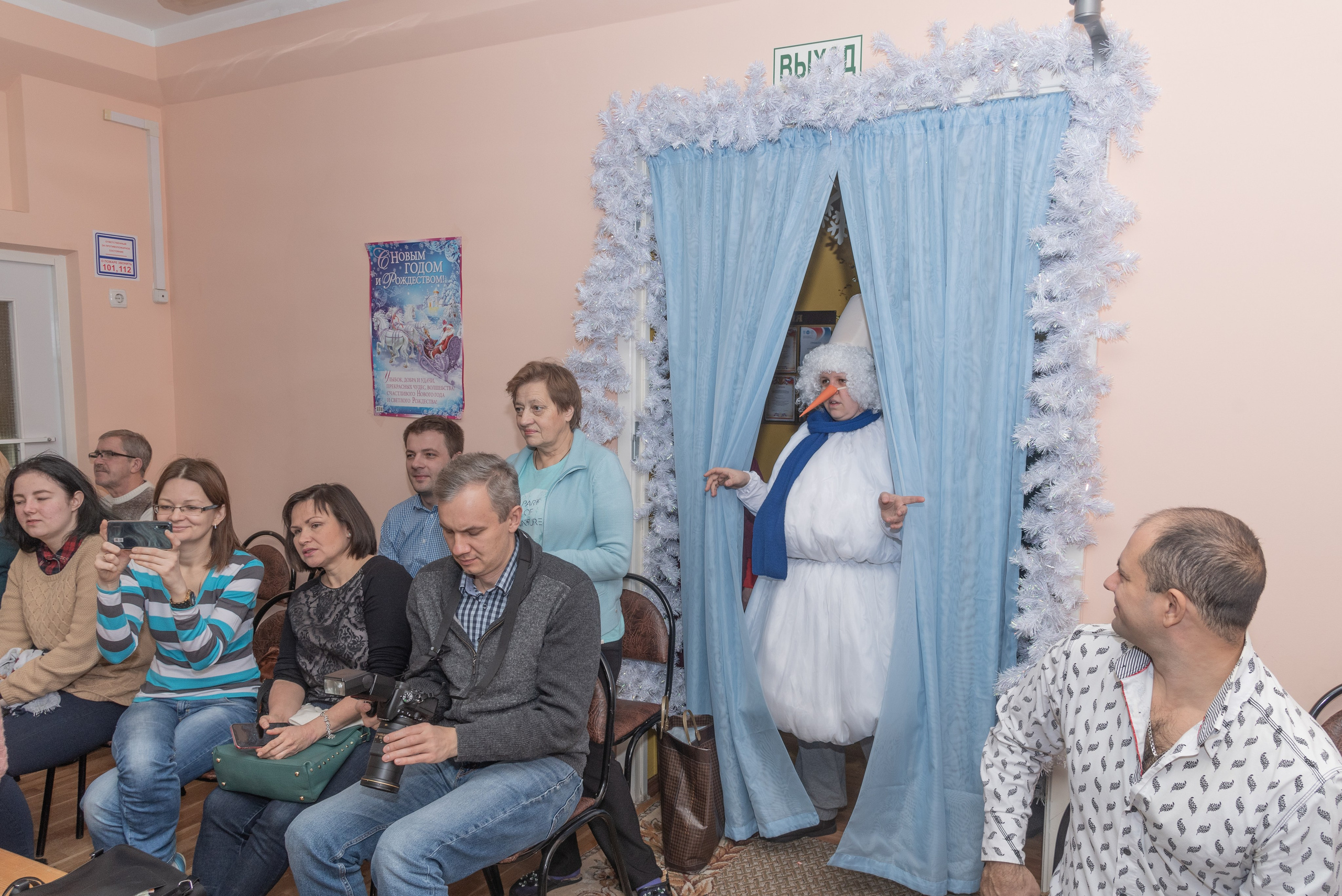 Ёлка в детском саду. Фотограф Евгений Симохин