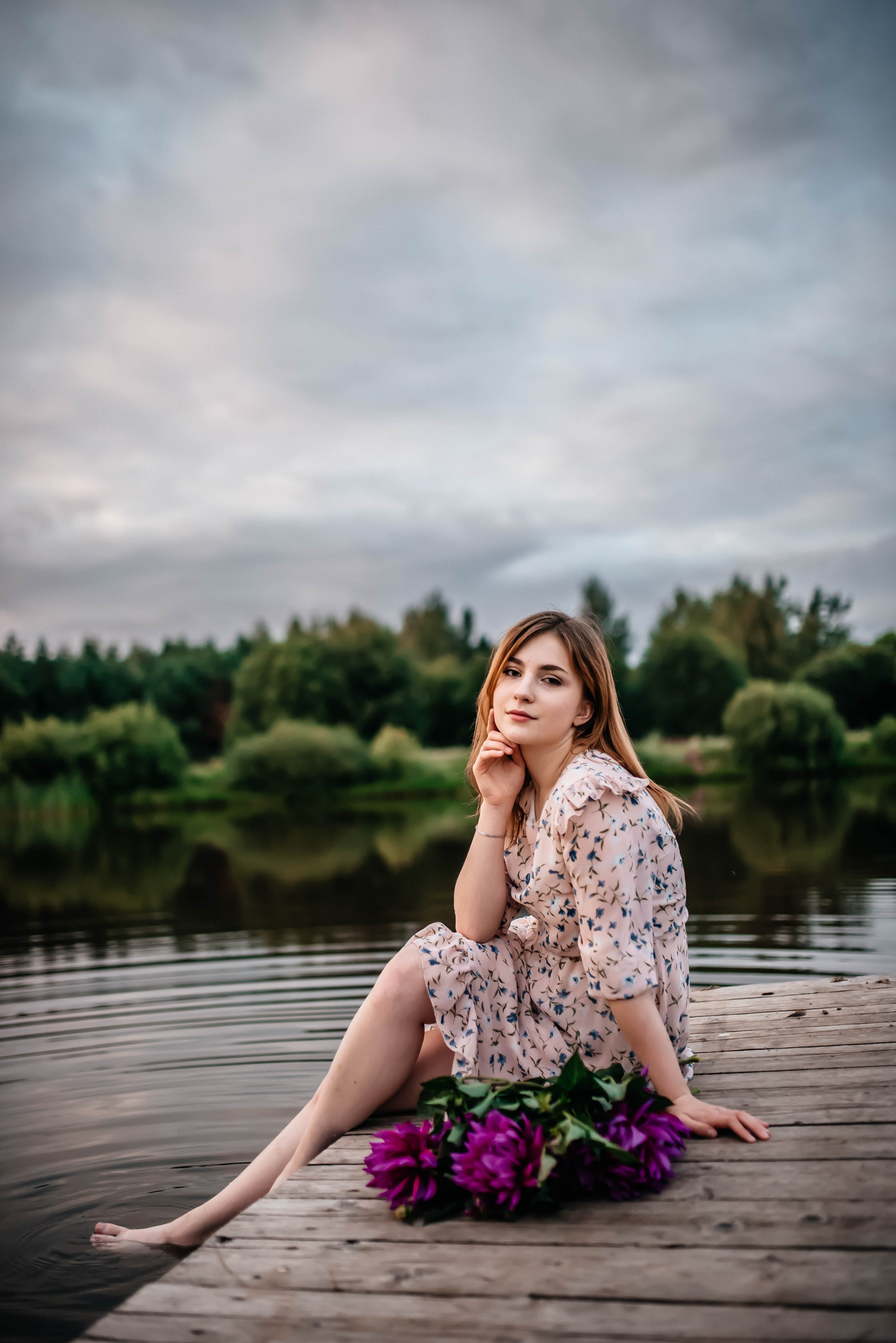 Маша, лето, закат. Главная