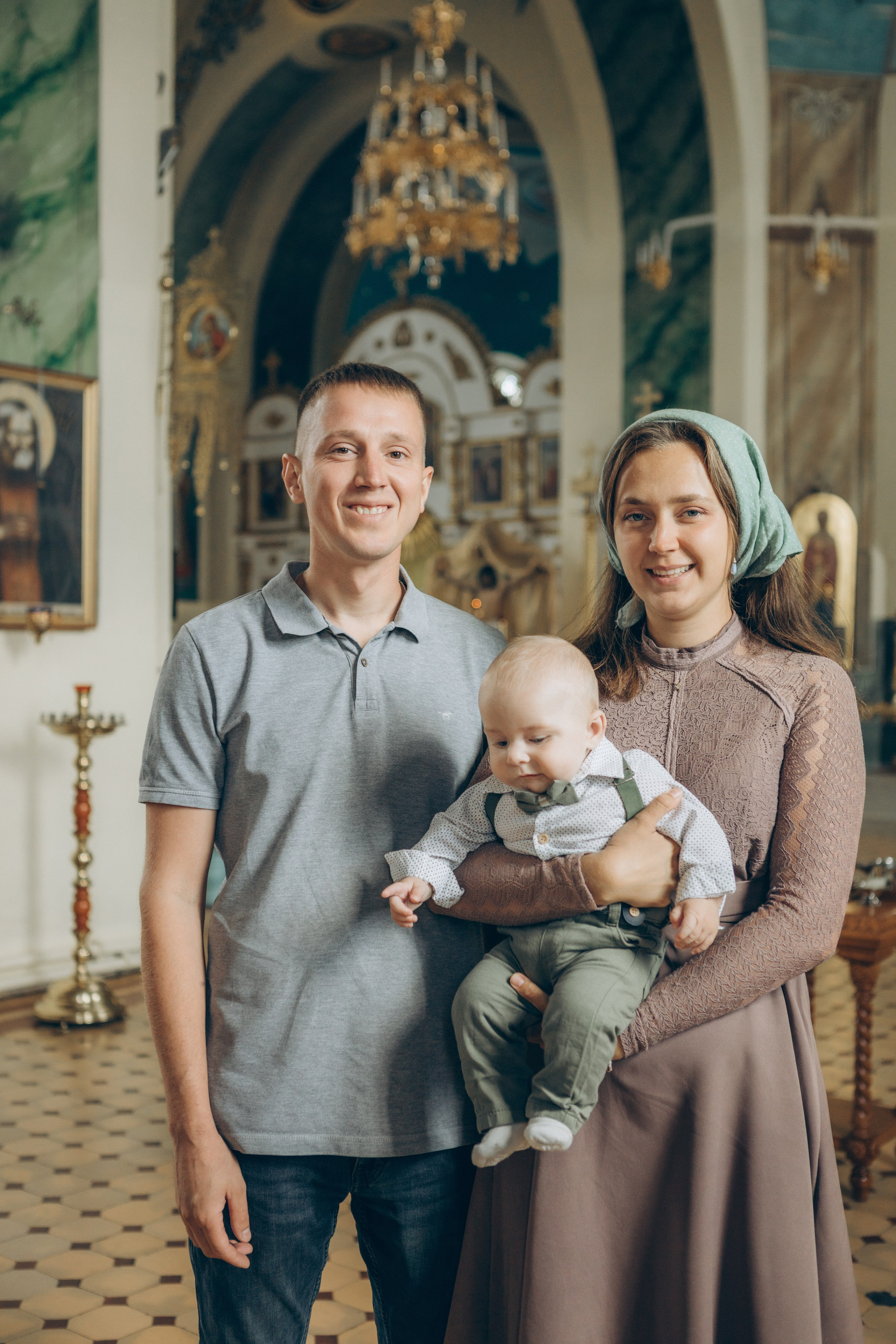 Крещение Тимофея. Семейный фотограф и фотограф на роды в Ростове-на-Дону Мухина Виктория