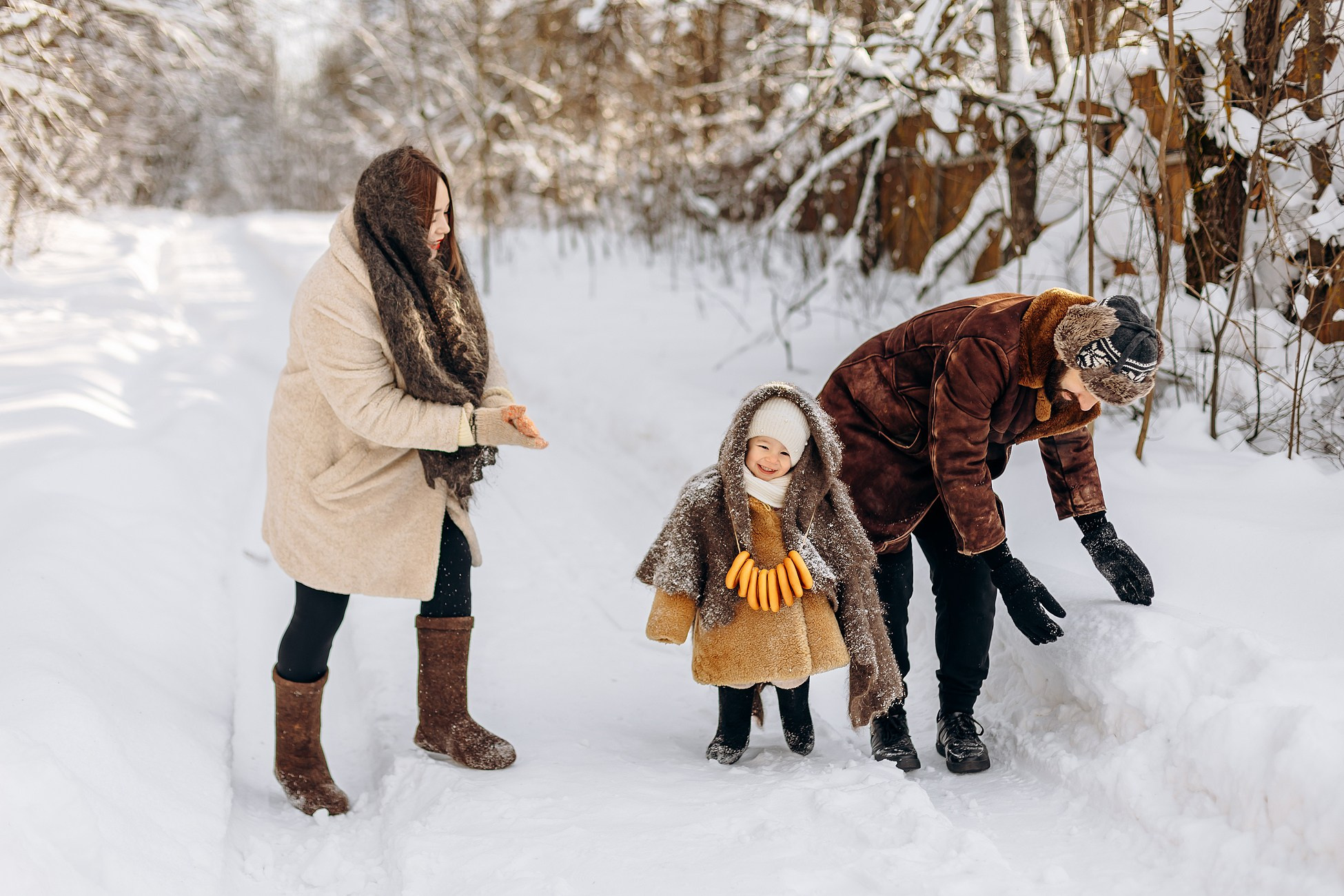 Русская зима. Семейный фотограф в Пензе Мария Левина