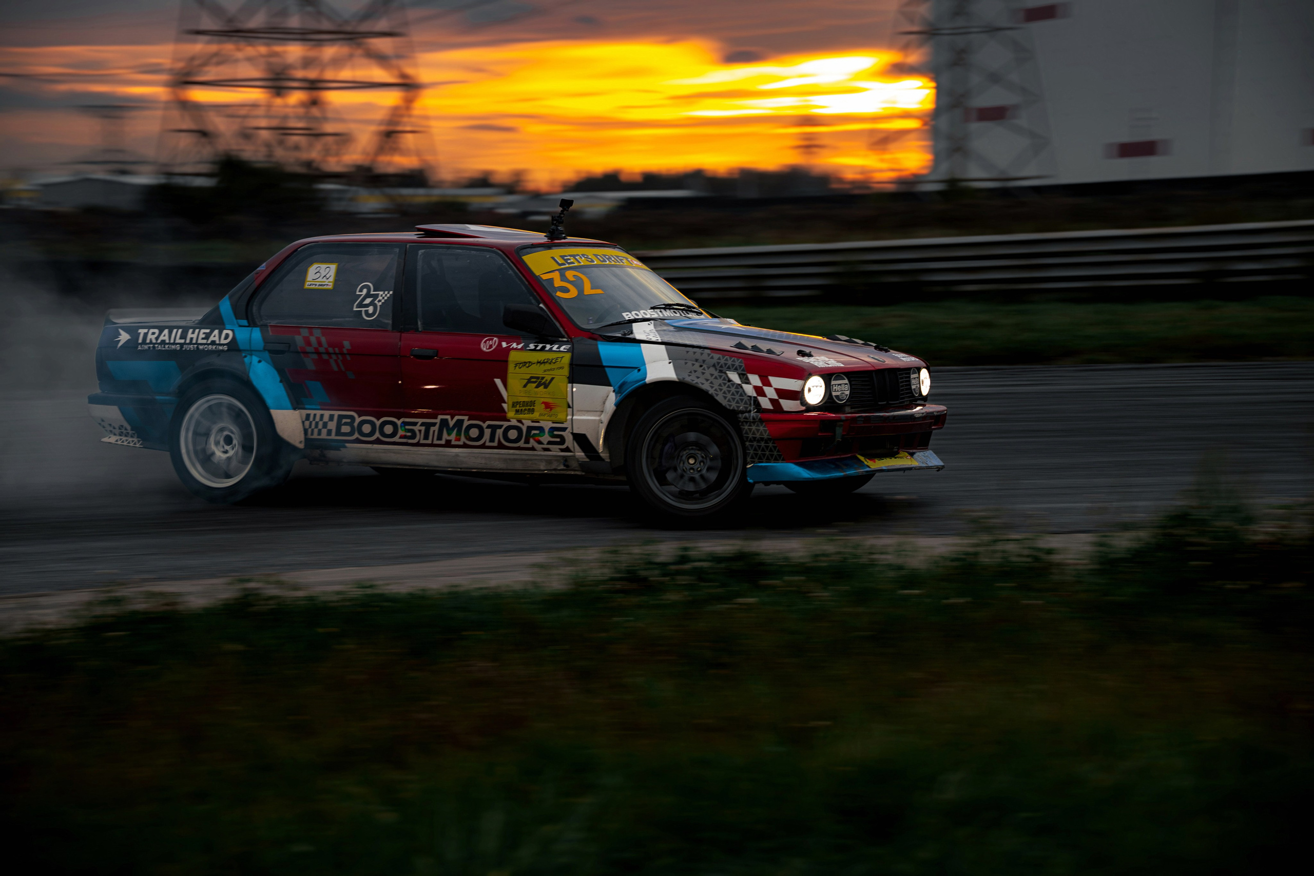 Фотосъемка дрифта в Санкт-Петербурге | Энергичные кадры для спортивных медиа