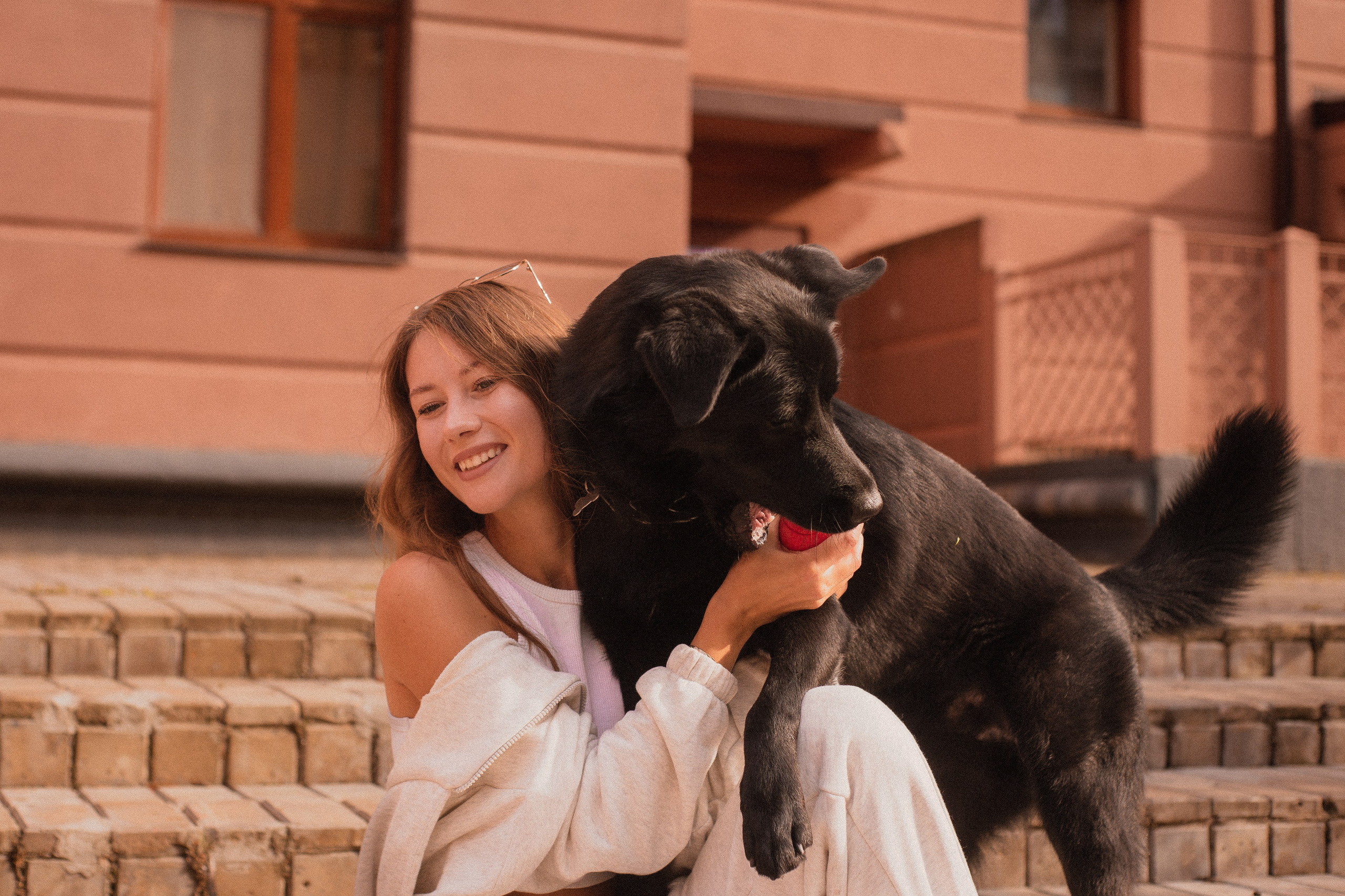 Анна и Лаки. Фотограф-анималист Мария Баркевич | Москва