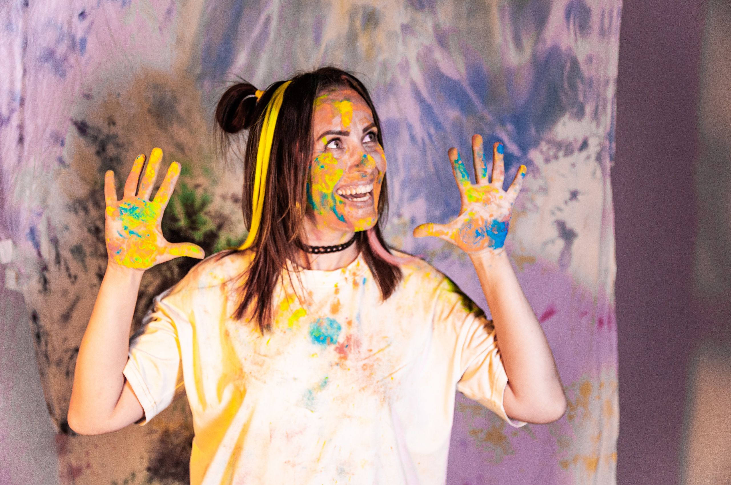 Фотопроект с красками холи. Фотограф Катя Щербина