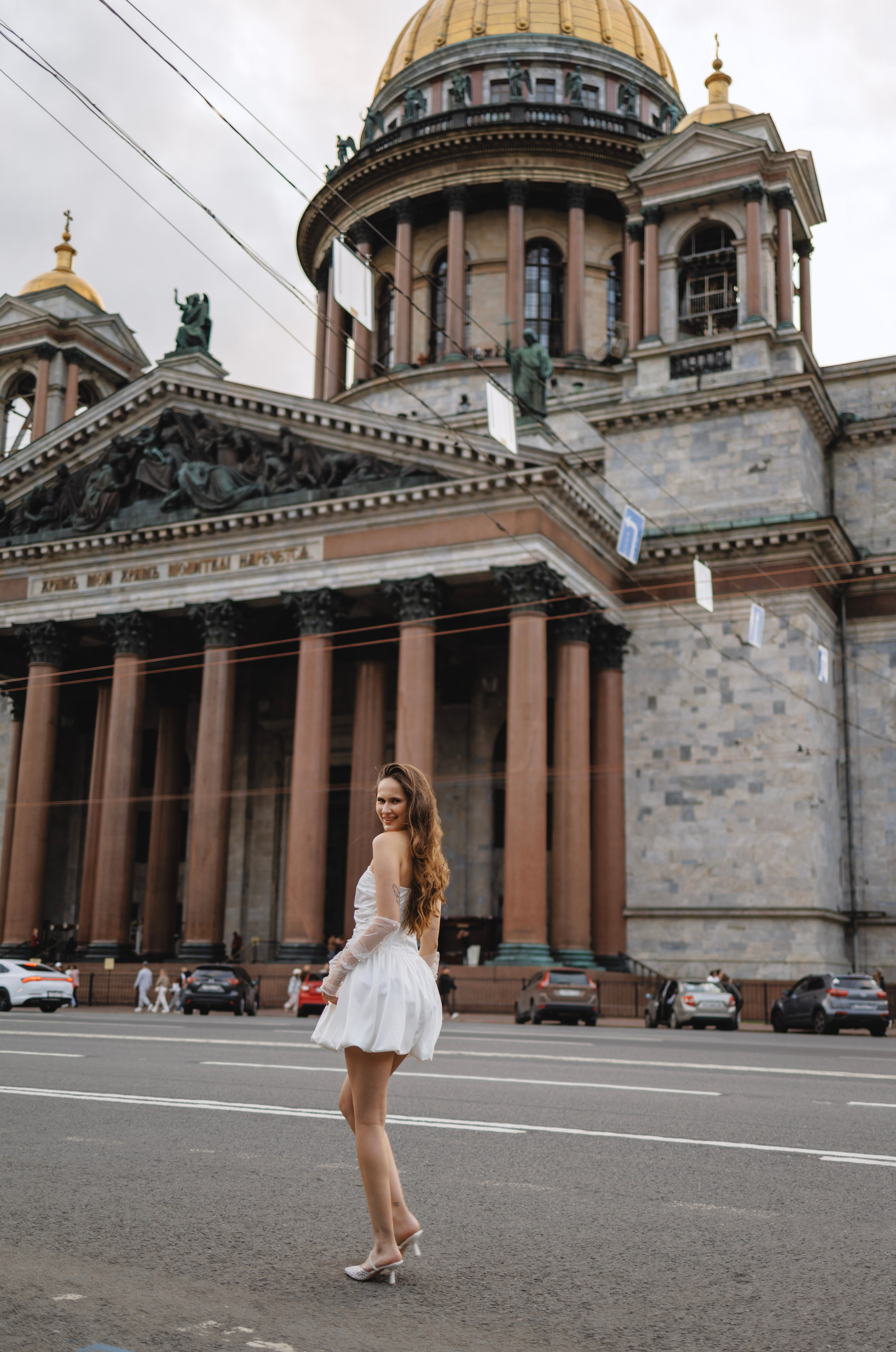 Руслан и Виолетта — Исаакий, Зимняя канавка. Боженова Елена фотограф Санкт-Петербург