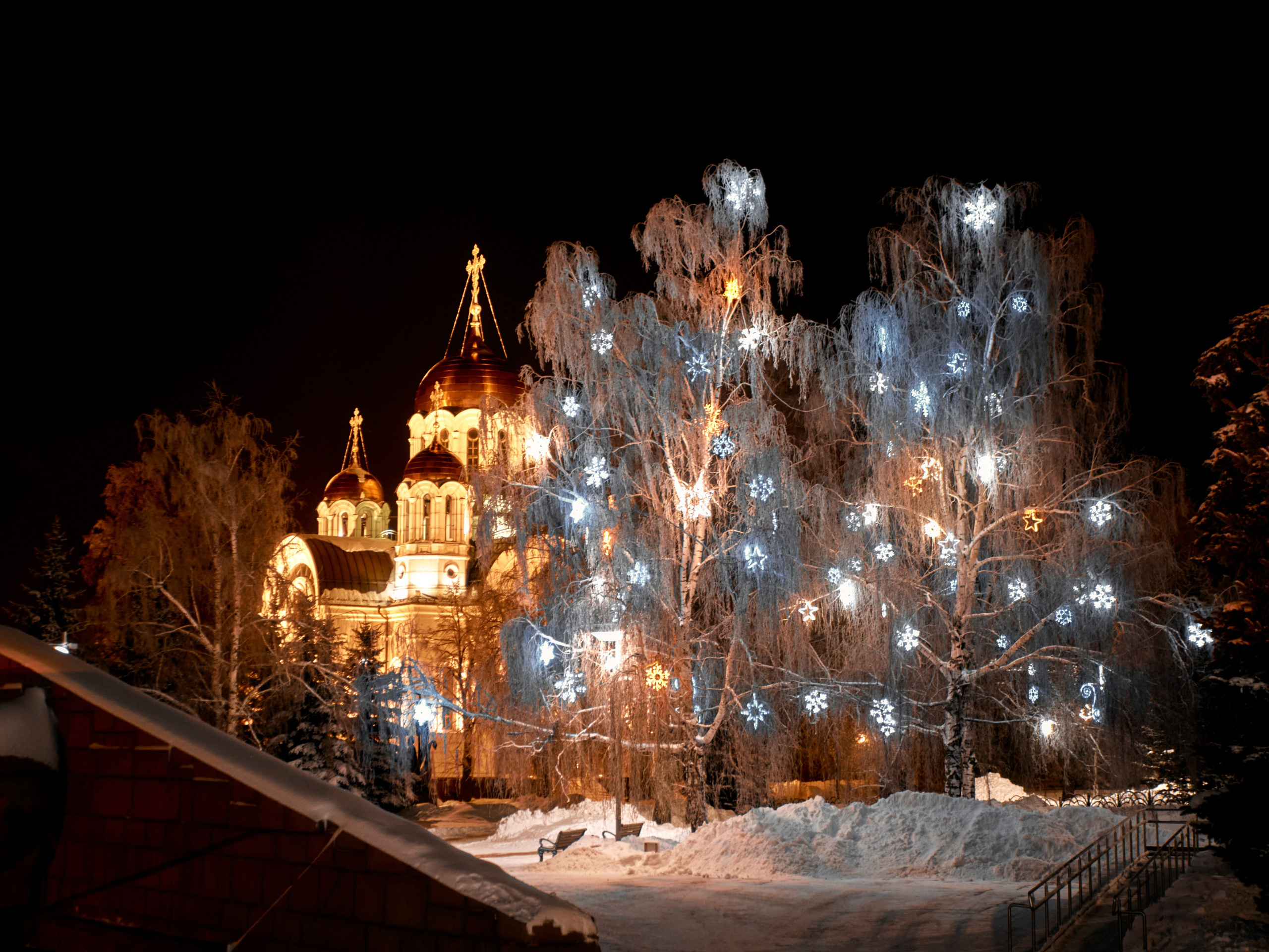 Новогодние виды Самары