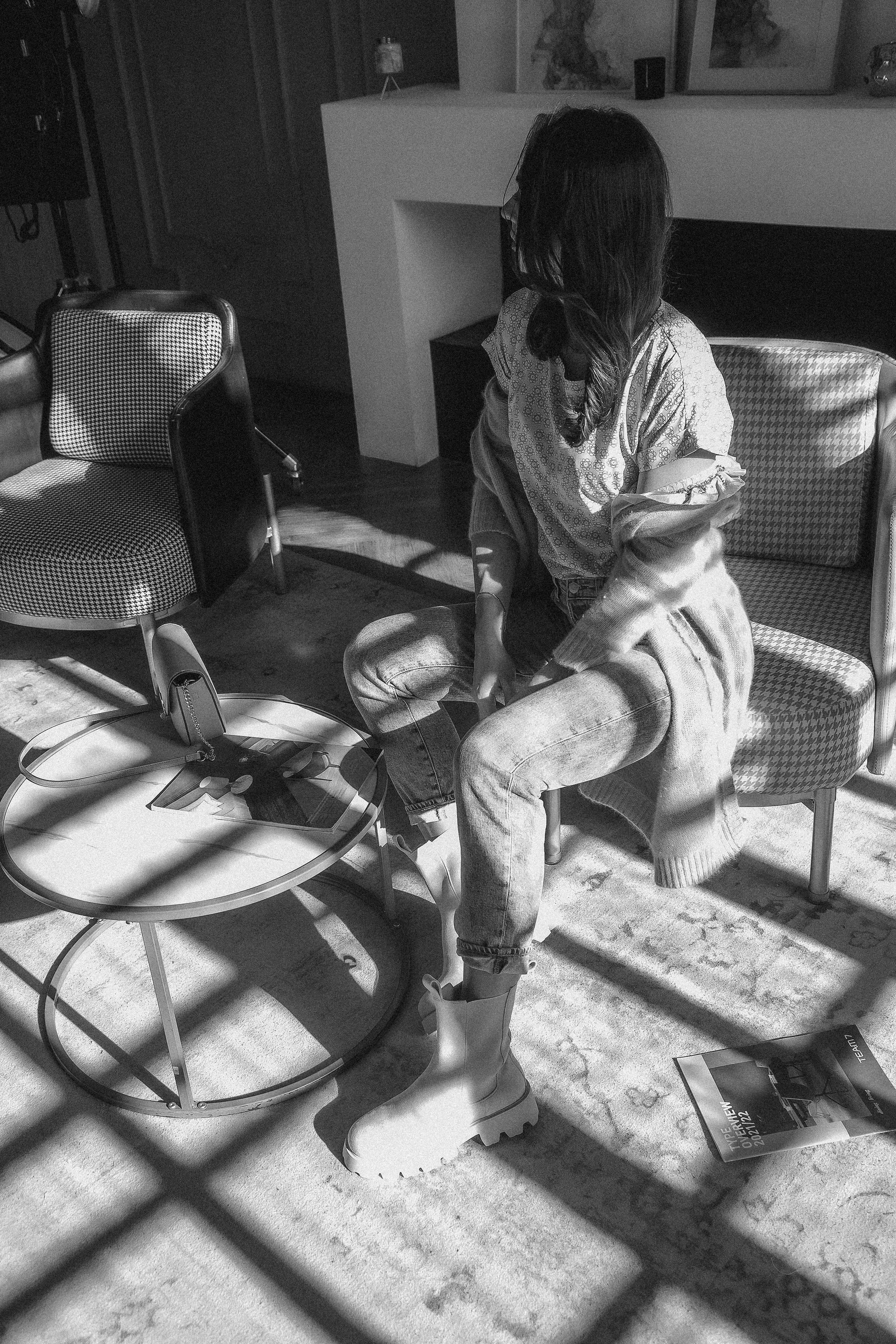 Дарья. Солнечная серия в черно-белом. Анна Гидрос — профессиональный фотограф в Санкт-Петербурге