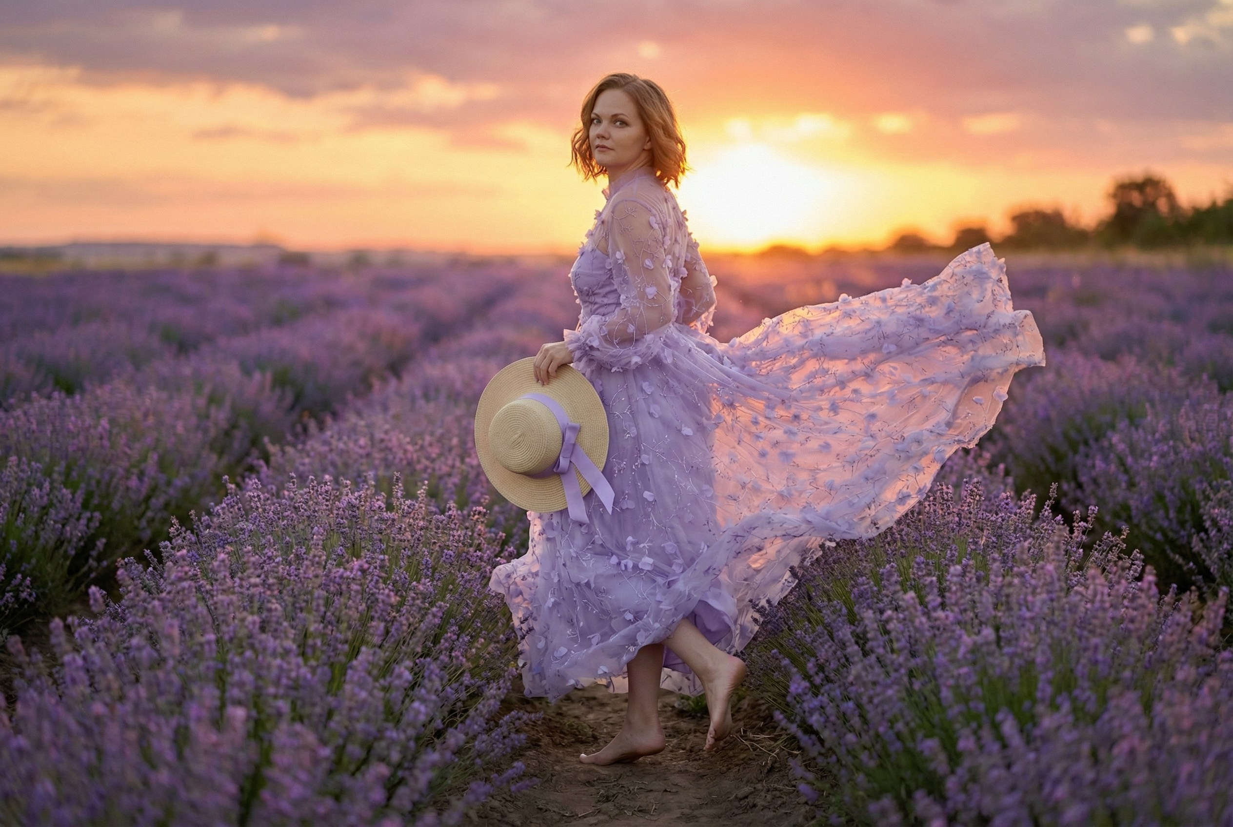 Лавандовое настроение. Шаблоны и дизайны выпускных альбомов и фотокниг