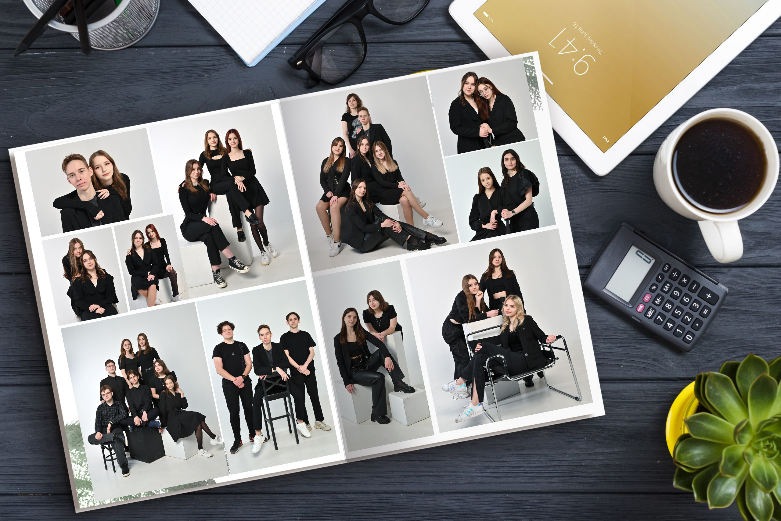 Альбом с доп. реальностью — 6 разворотов. Надежда Хабарина школьный и детский фотограф в Самаре АЛЬБОМЫ от 1700р