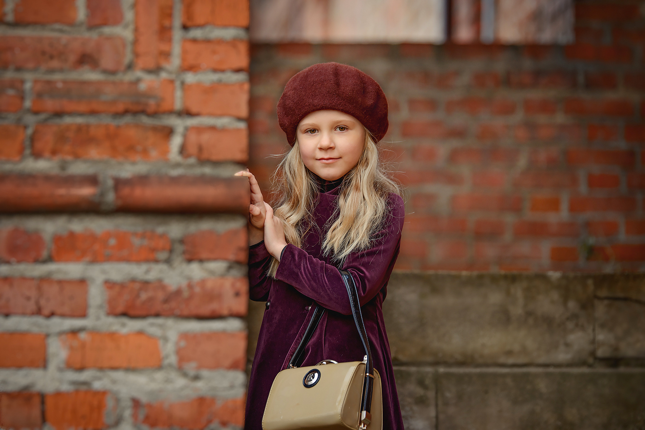 Детский портрет на улице