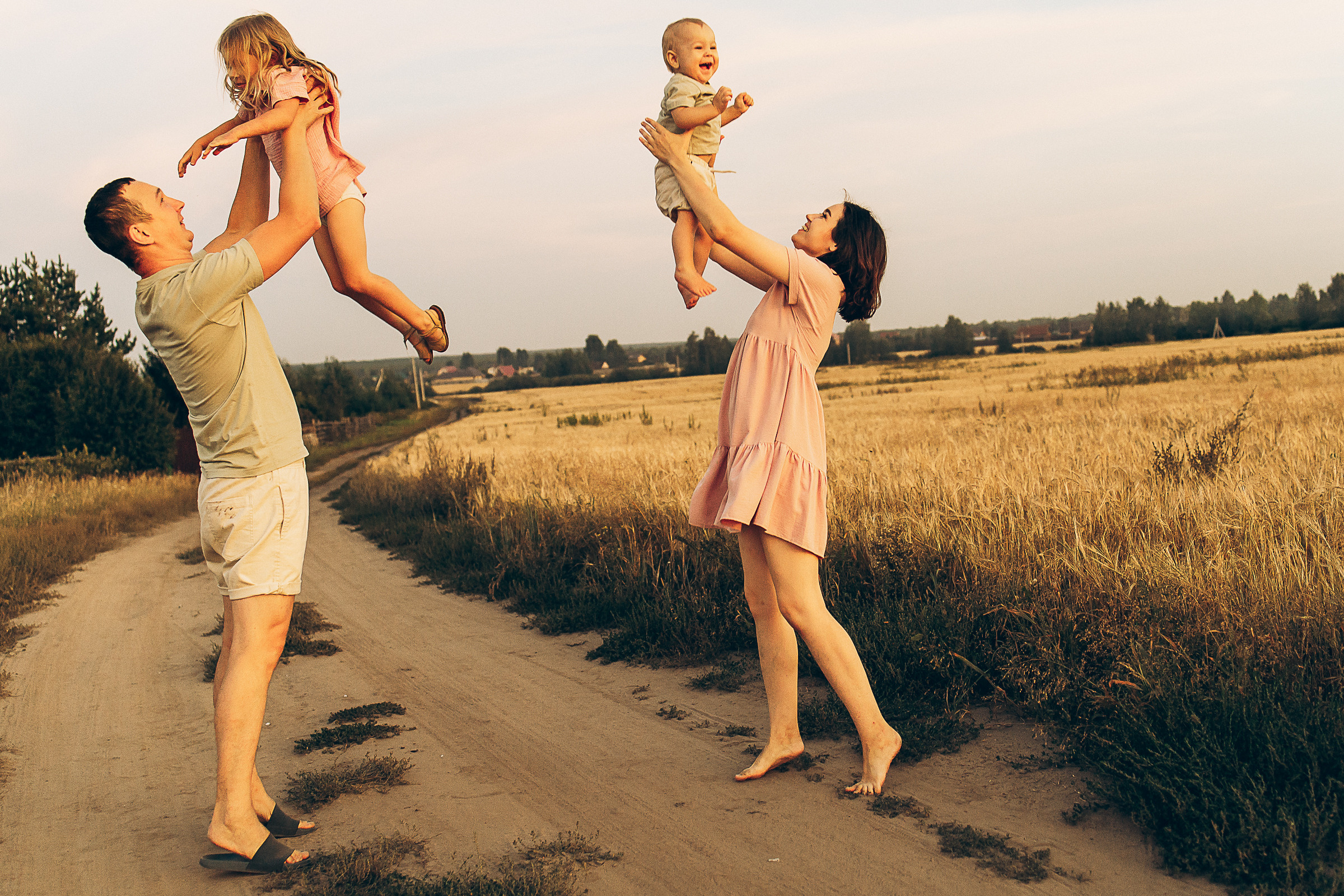 Ольга, Маша, Семен, андрей. Семейный фотограф Тюмень Смирнова Юлия
