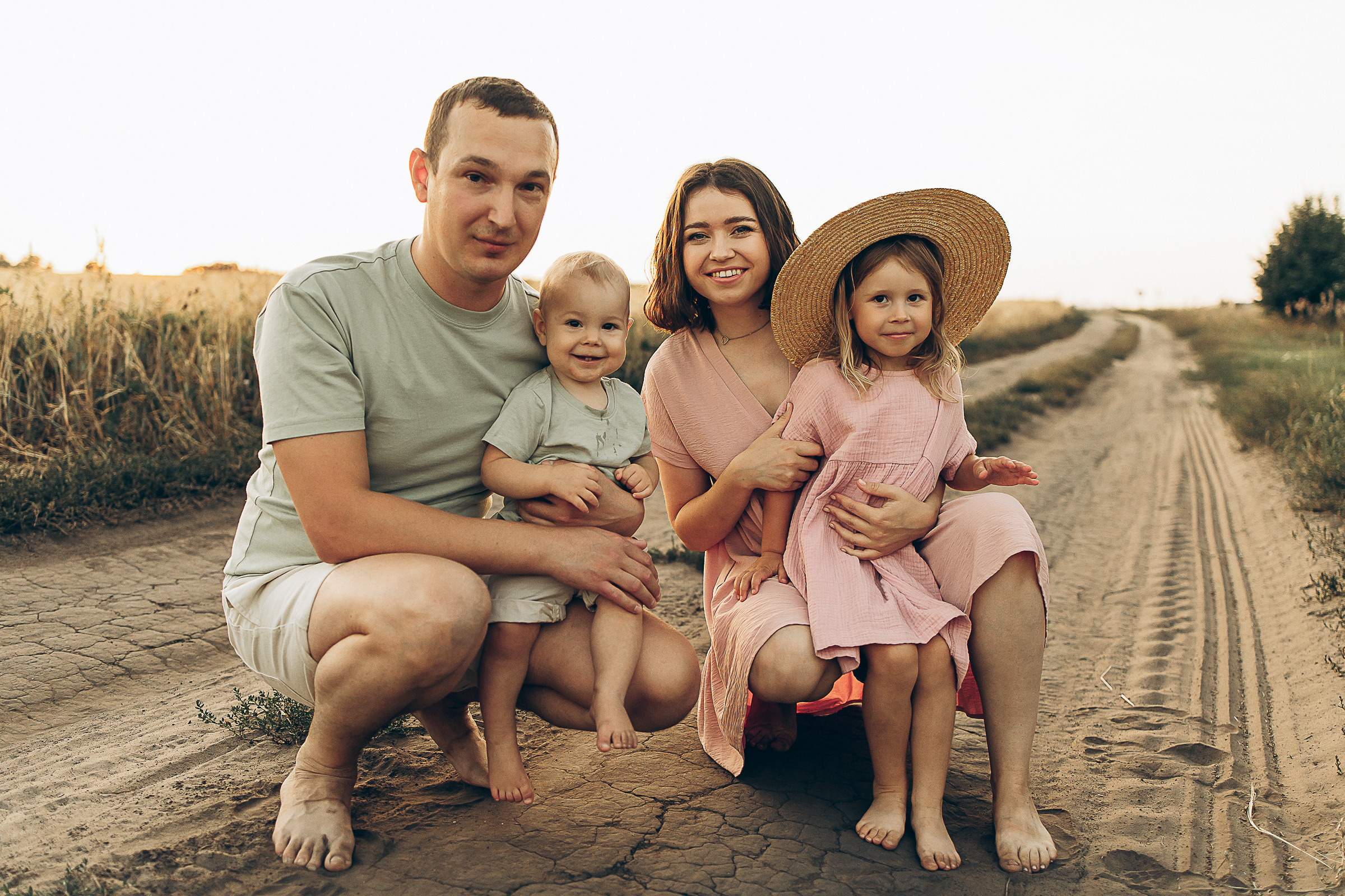 Ольга, Маша, Семен, андрей. Семейный фотограф Тюмень Смирнова Юлия