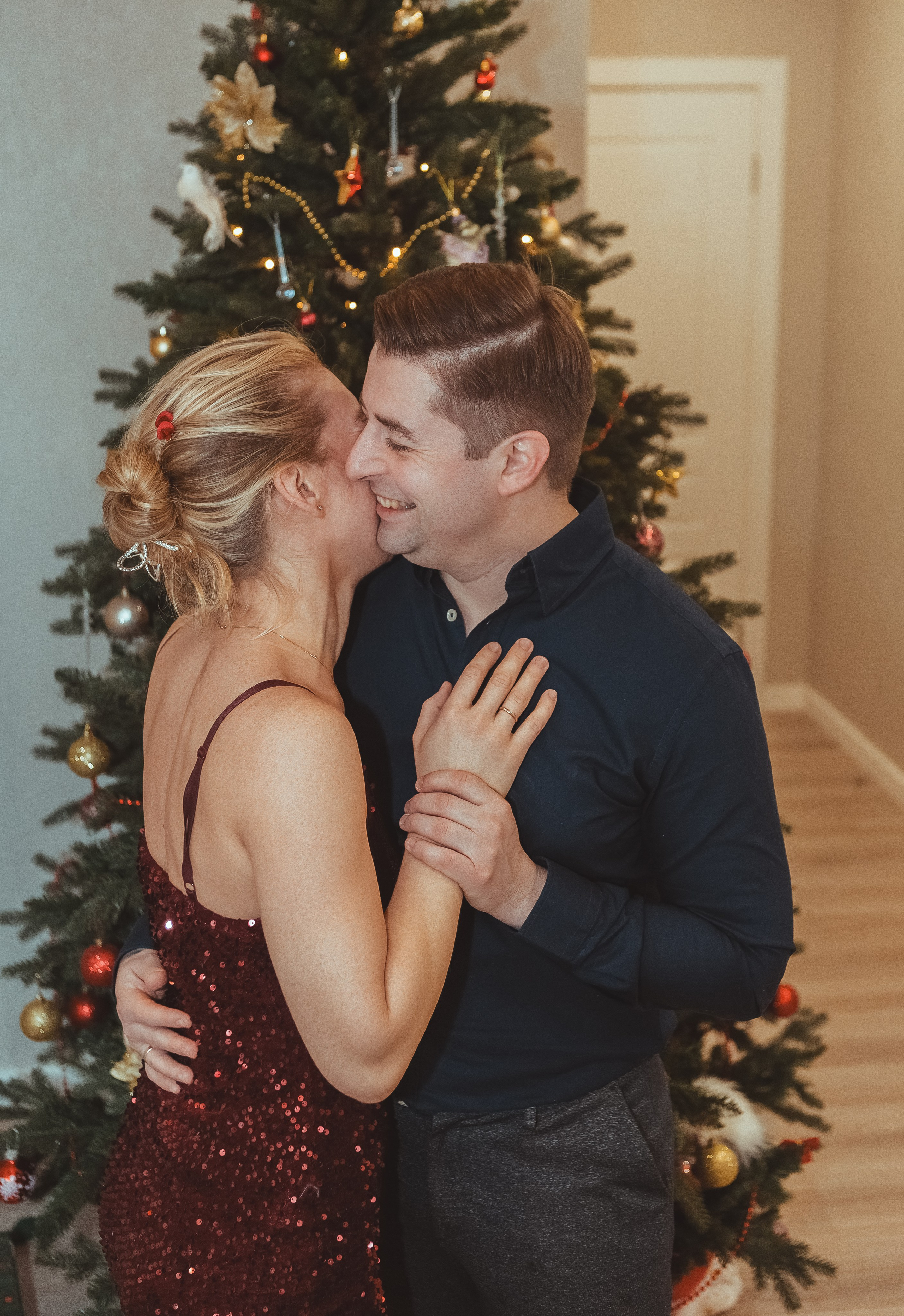 Новый год в кругу семьи (домашняя съемка). Вера Соколова фотограф Воронеж