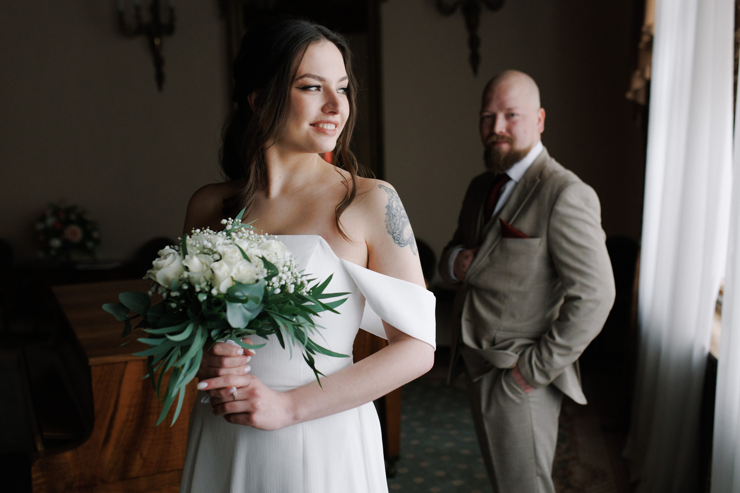 Два образа на этих снимках. Свадебный фотограф СПБ