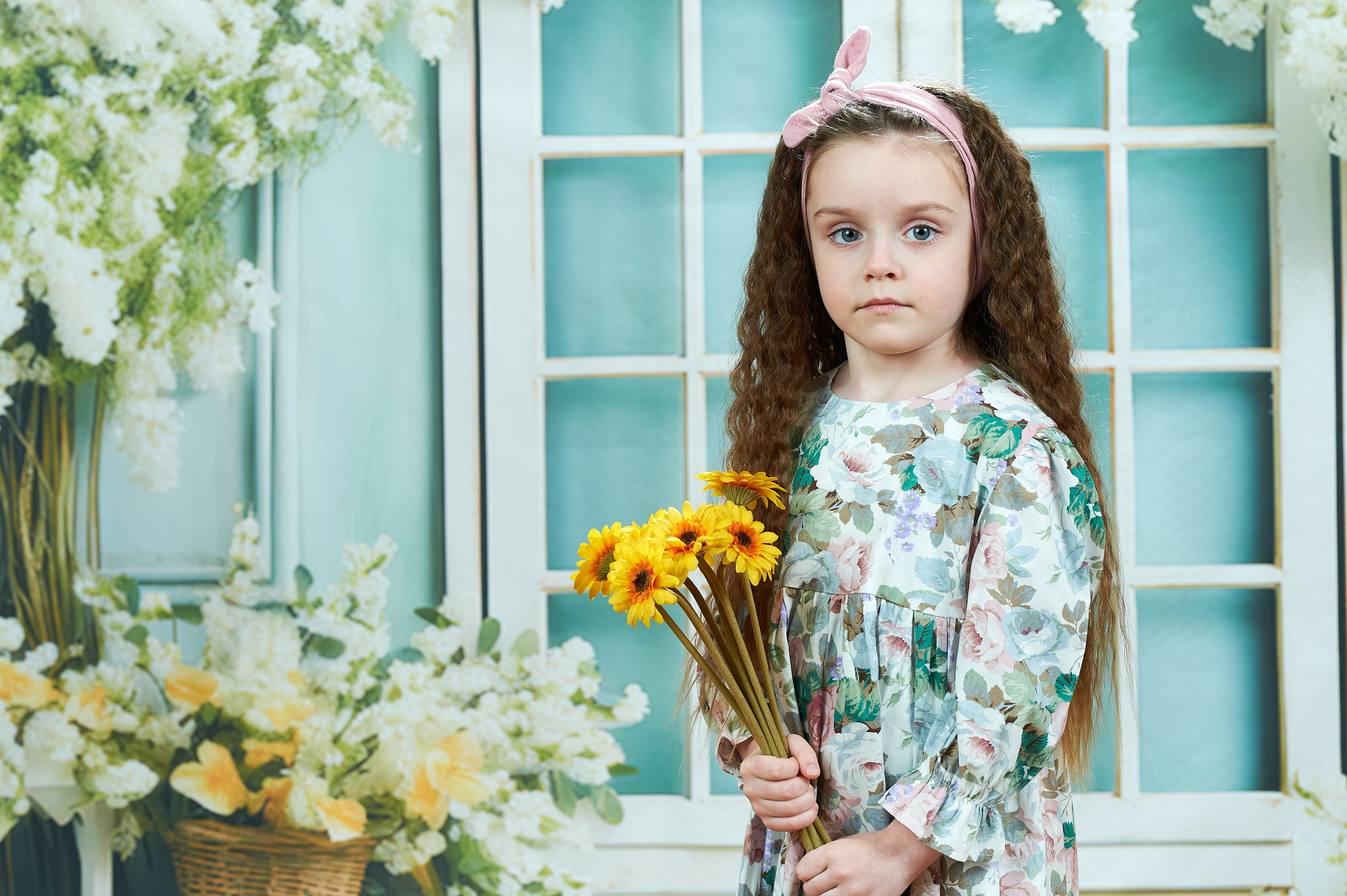 Детская весенняя фотосъемка