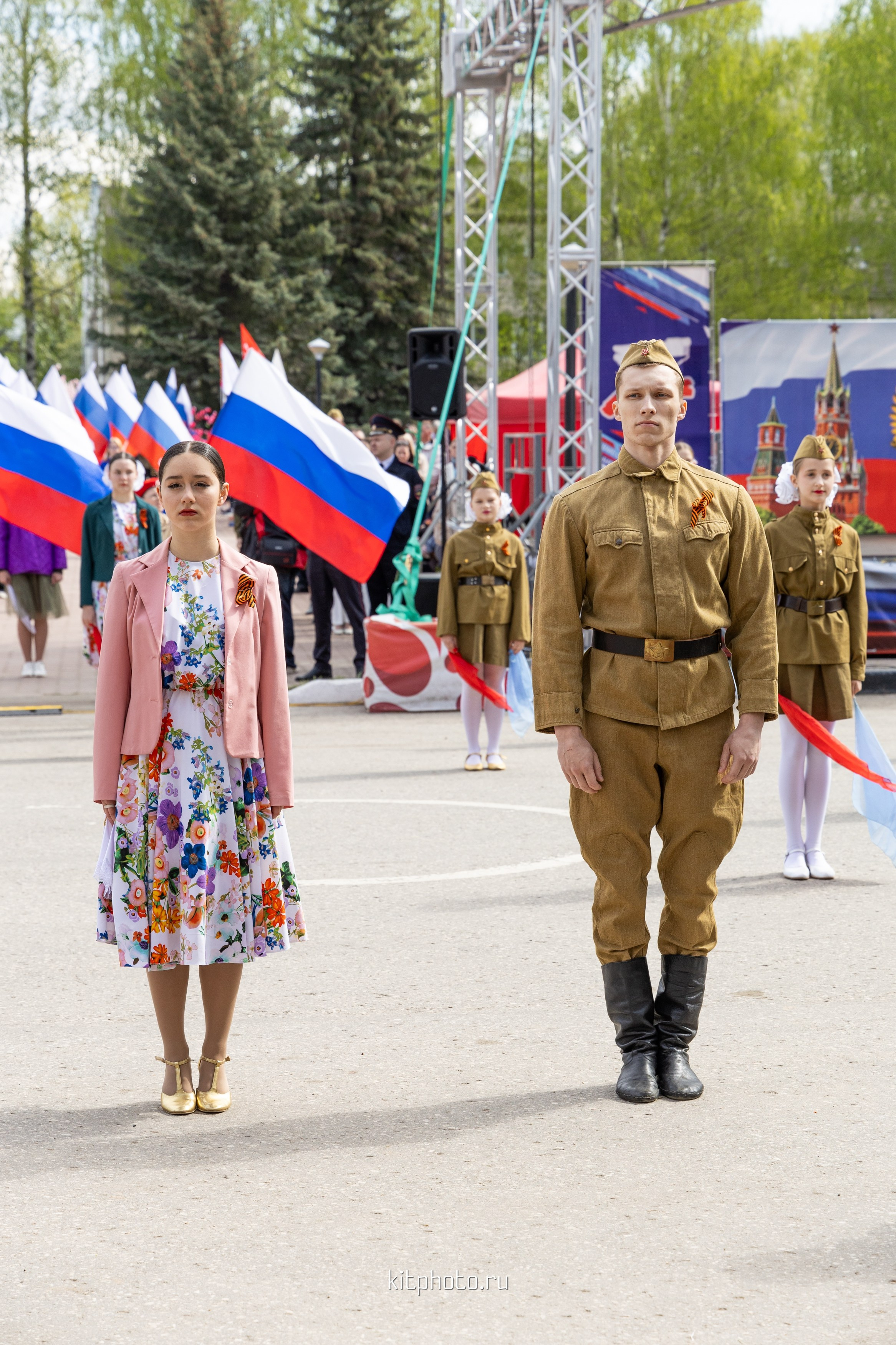 Фотосъёмка Дня Победы 2025 в Городце | Репортаж от KitPhoto. Фотограф Нижний Новгород Мария Китаева