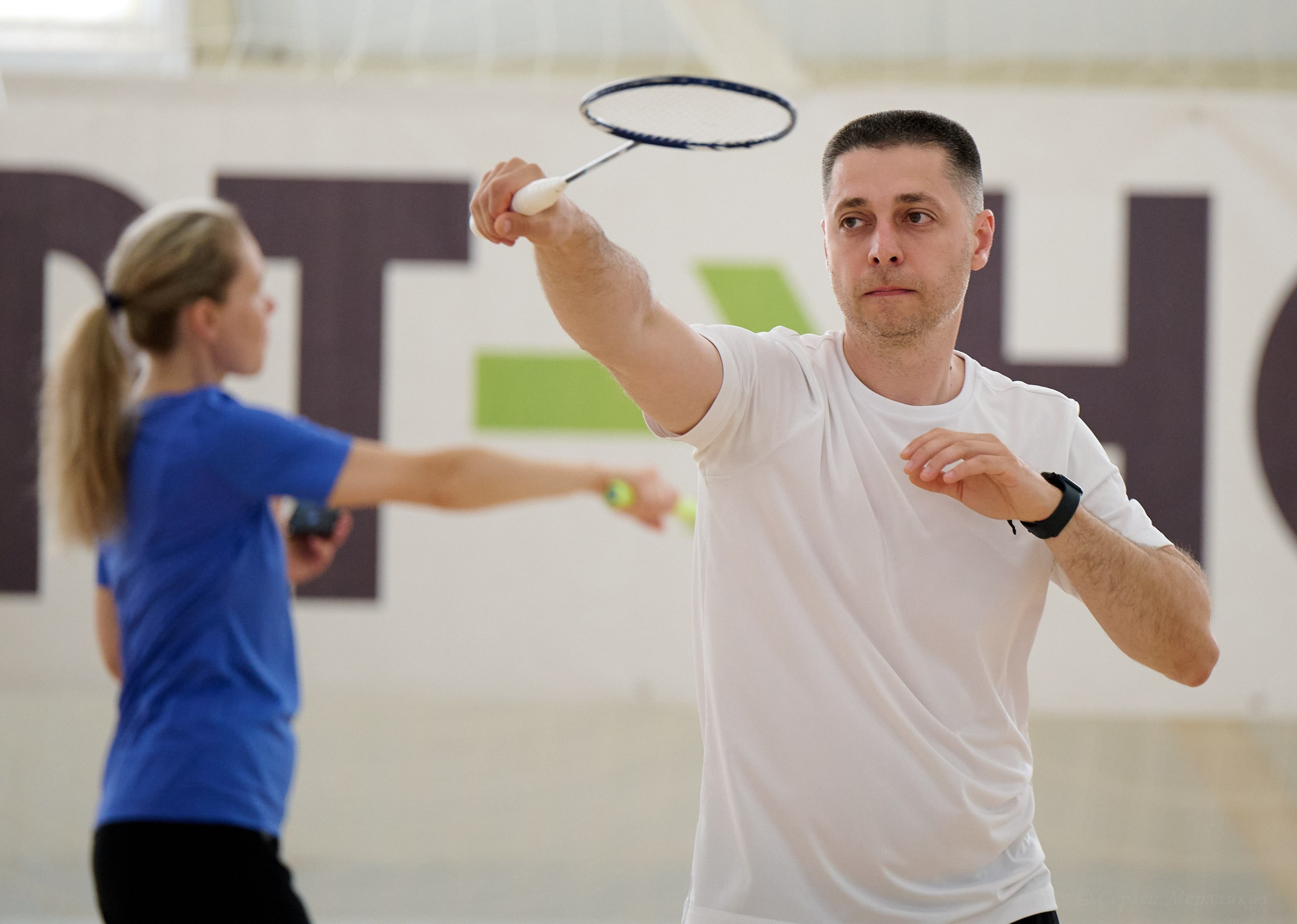 Бадминтон. Мастер-класс Любови Сухановой. Ижевск. 20.07.2024. Спортивный репортажный фотограф в Ижевске Сергей Мерзляков