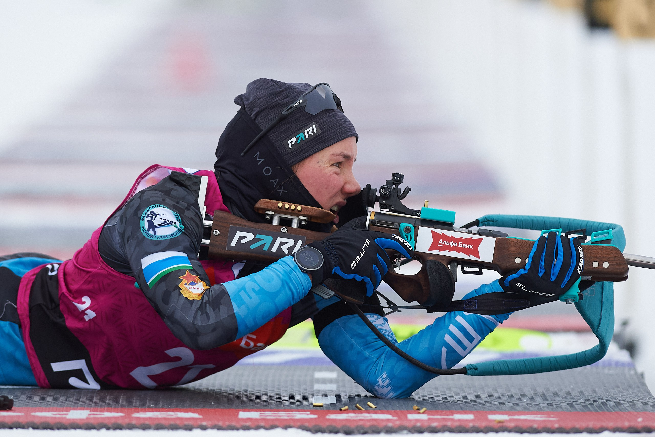 Биатлон. Чемпионат России — 2024/2025, 3-й этап, Ижевск. Ижевская винтовка. Спортивный репортажный фотограф в Ижевске Сергей Мерзляков