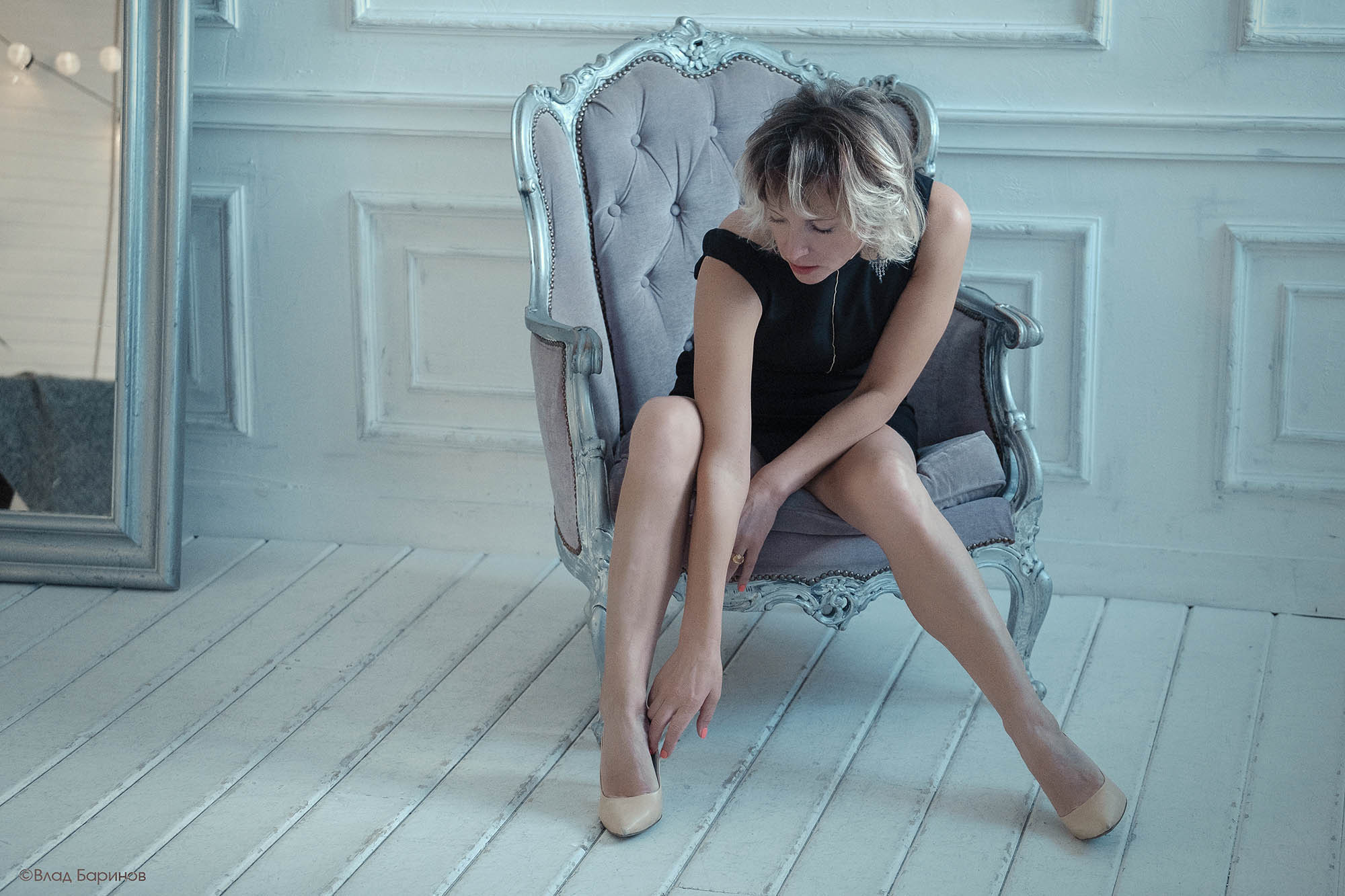 Фотосессия для девушек в фотостудии