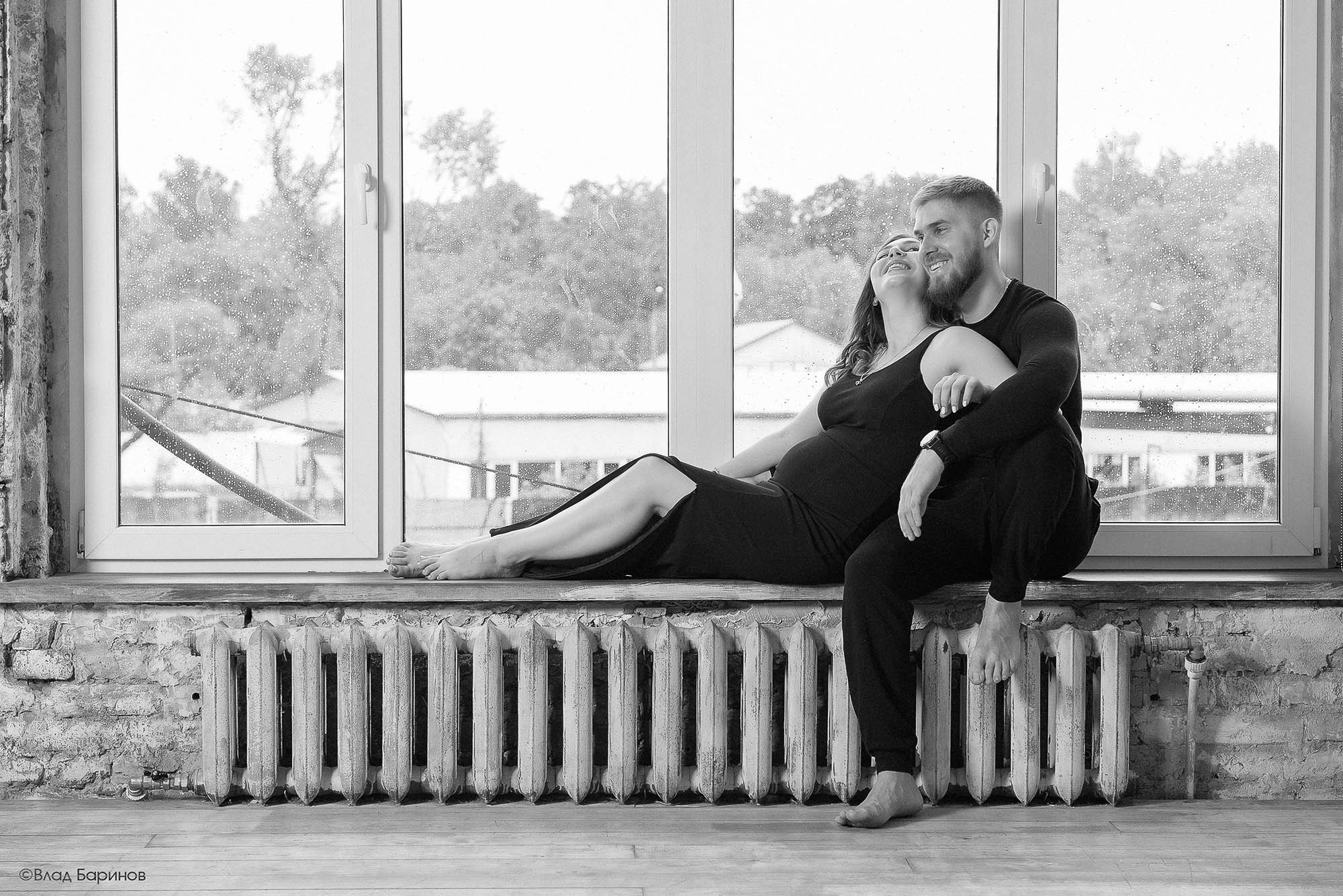 Беременная фотосессия с мужем в Нижнем Новгороде.