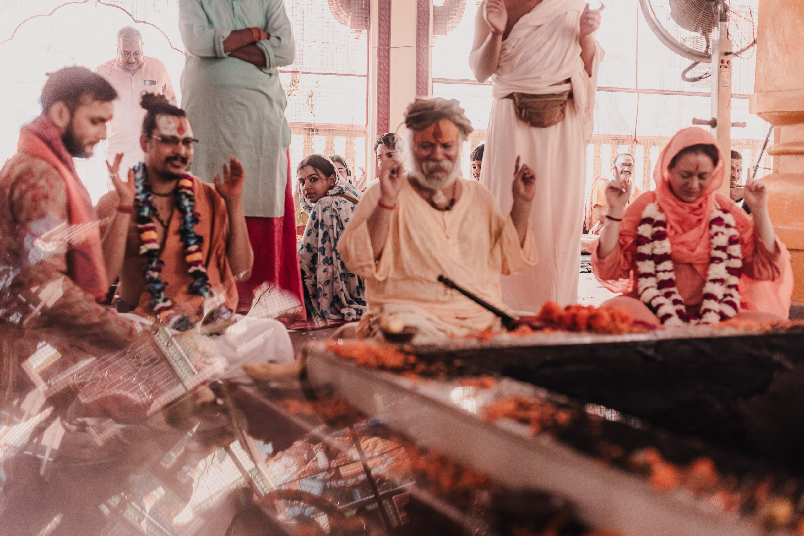 Navaratri yajna at Devraha Baba Ji ashram. Мариам Багдасарян