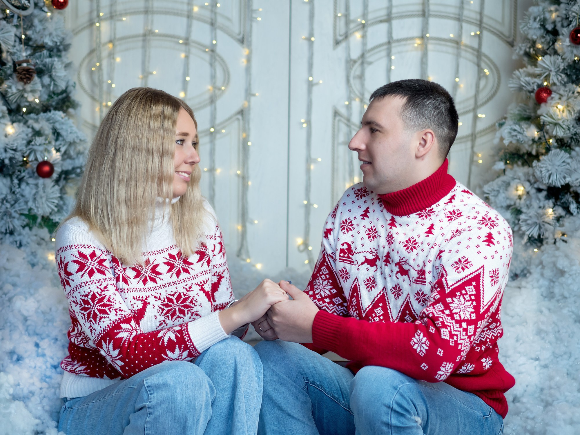 Первый новый год молодой семьи. Семейный детский фотограф в Красноярске Скачкова Юлия