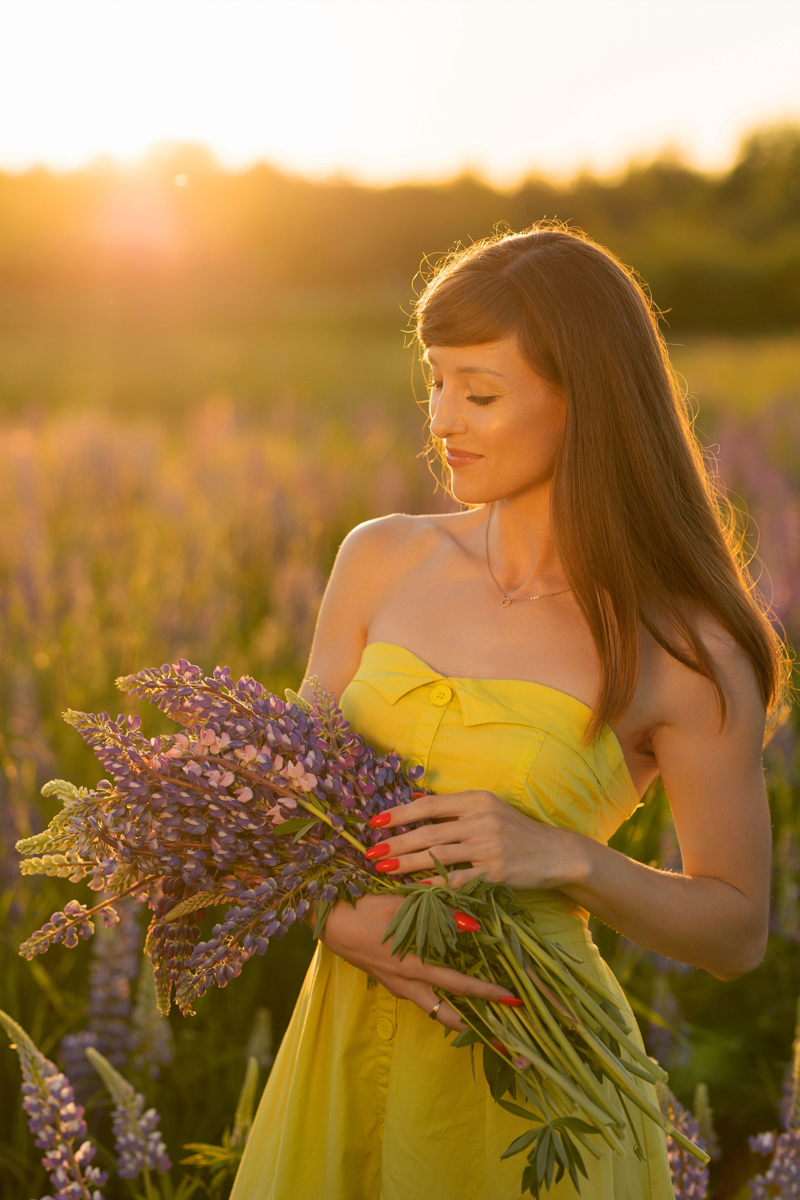 Фотосессия с люпинами. Семейный и свадебный фотограф в Санкт-Петербурге Татьяна Швыкова