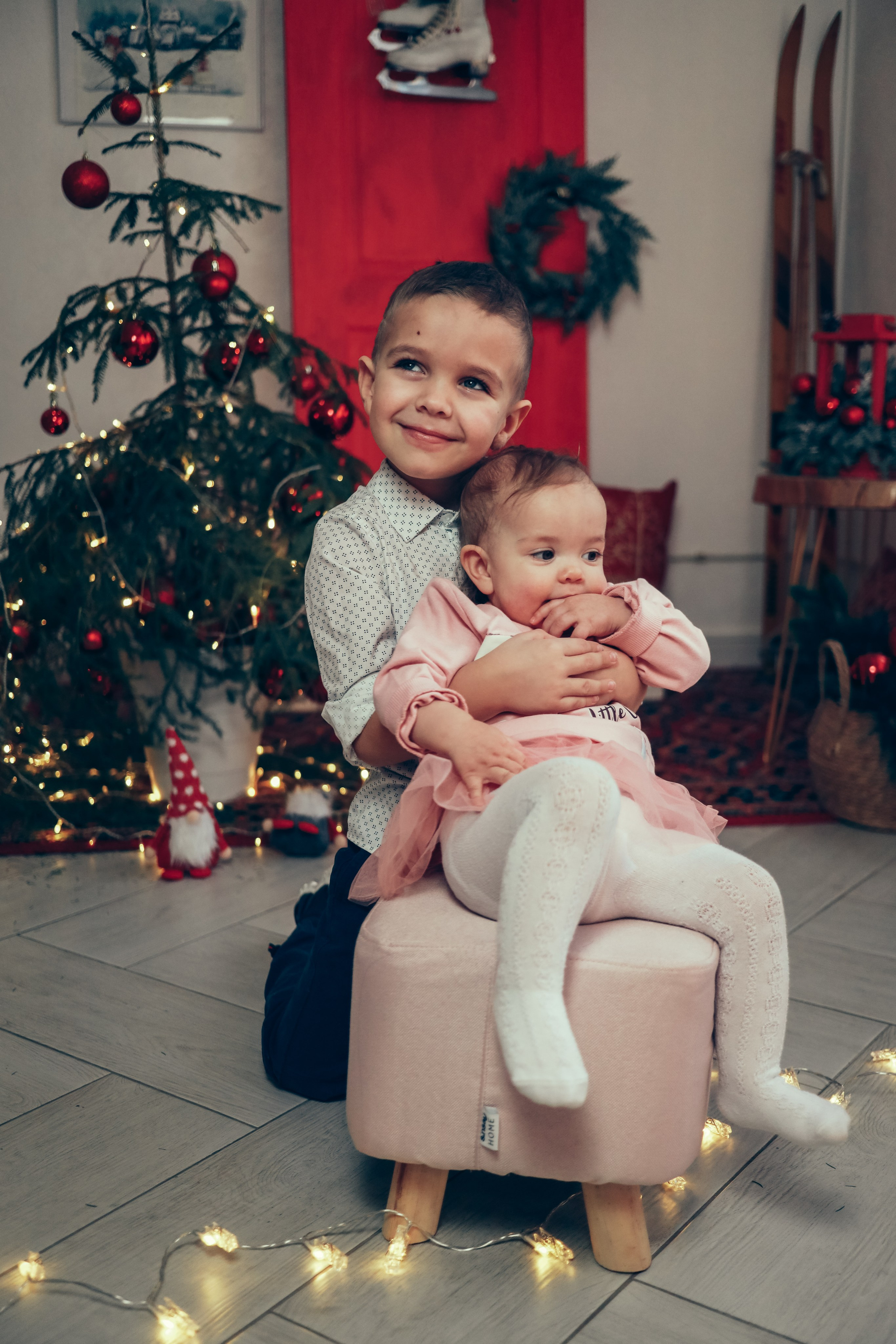 Новогодняя фотосессия в студии