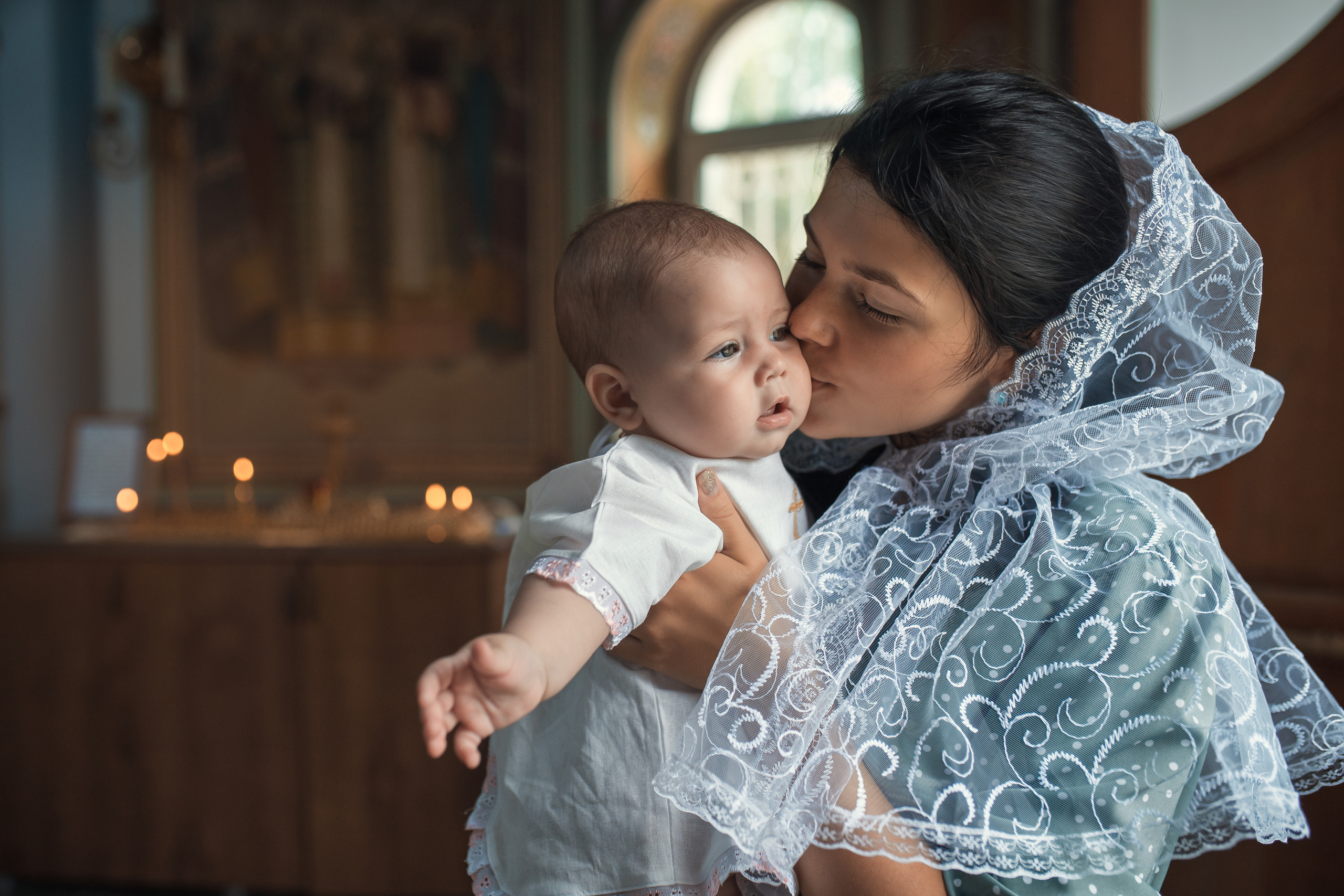 Крещение Златы. Фотограф на крещение в Саратове Марина Грушина
