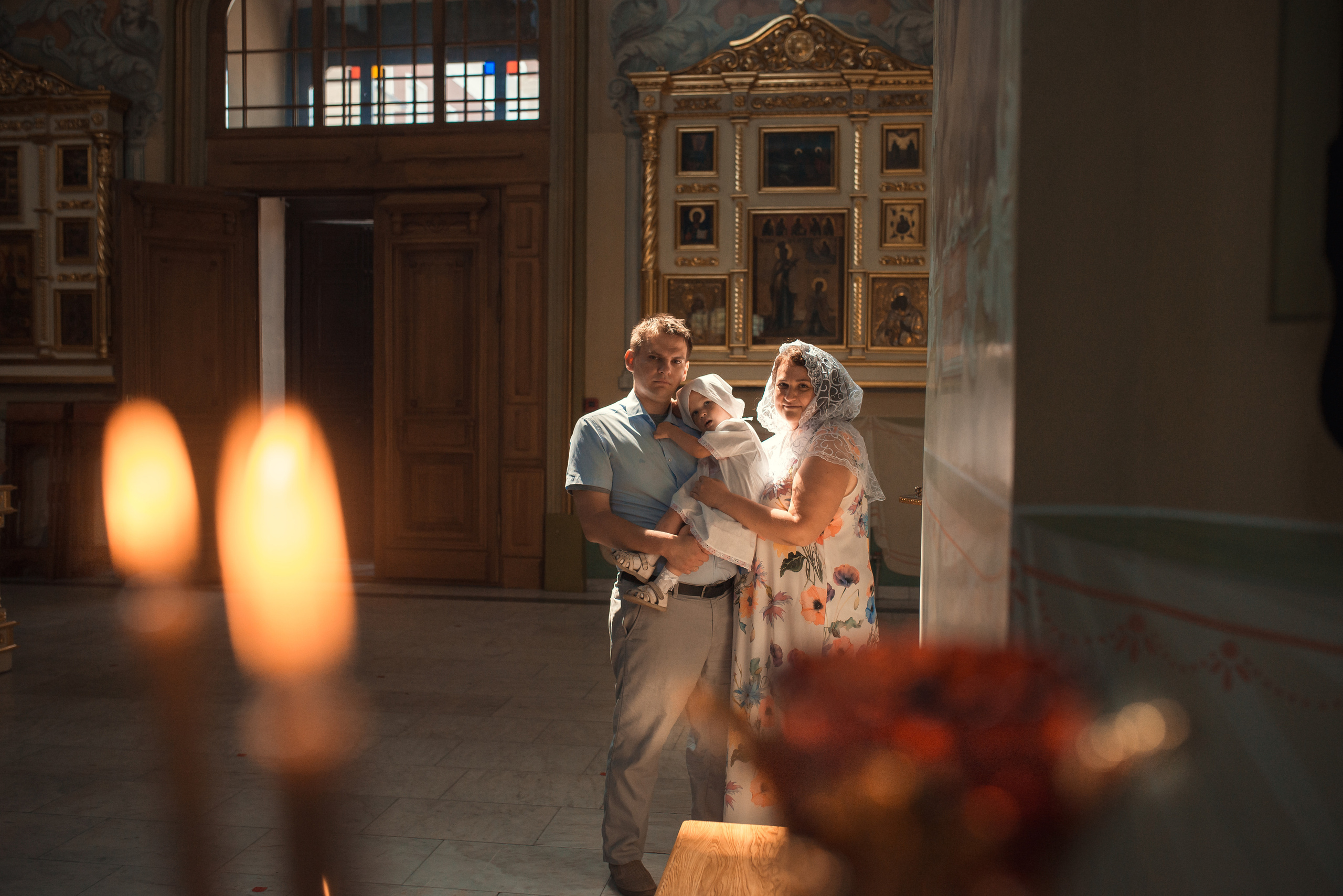 Крещение Дарьи в Покровском храме города Саратова. Фотограф на крещение в Саратове Марина Грушина