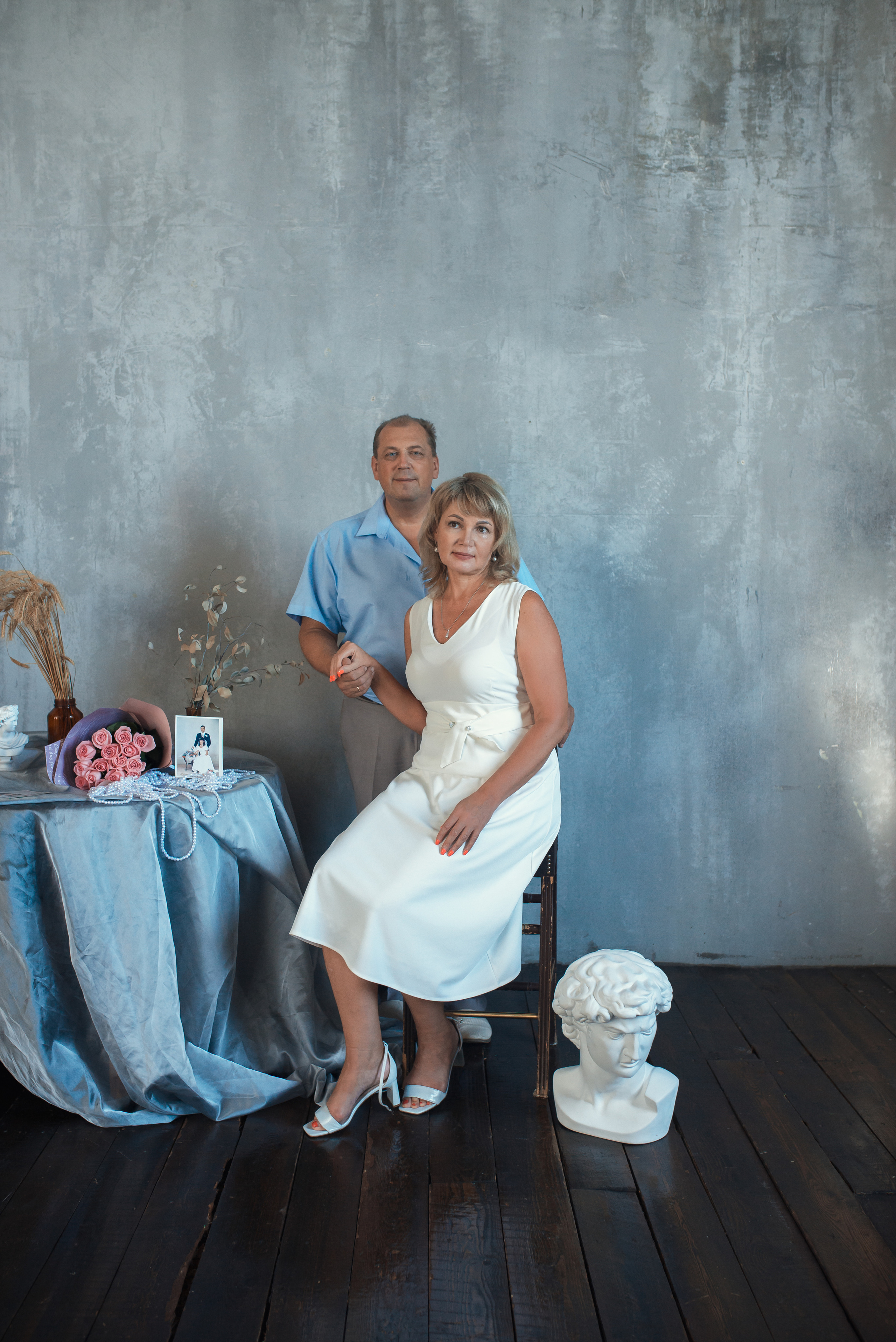 Жемчужная свадьба Ирины и Дениса Шестаковых. Фотограф на крещение в Саратове Марина Грушина