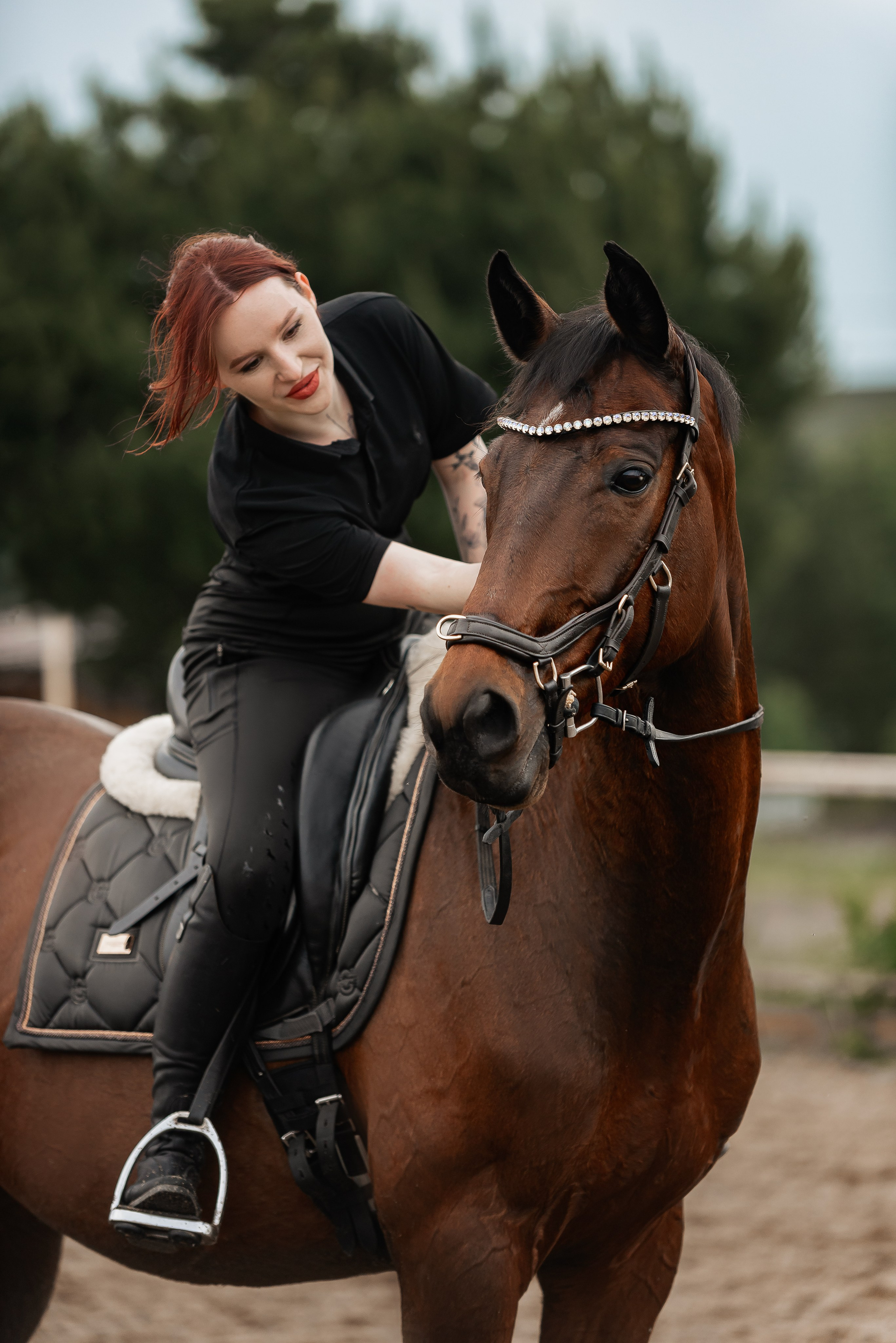 Ольга и Шерави. Куракина Дарья • Конный фотограф