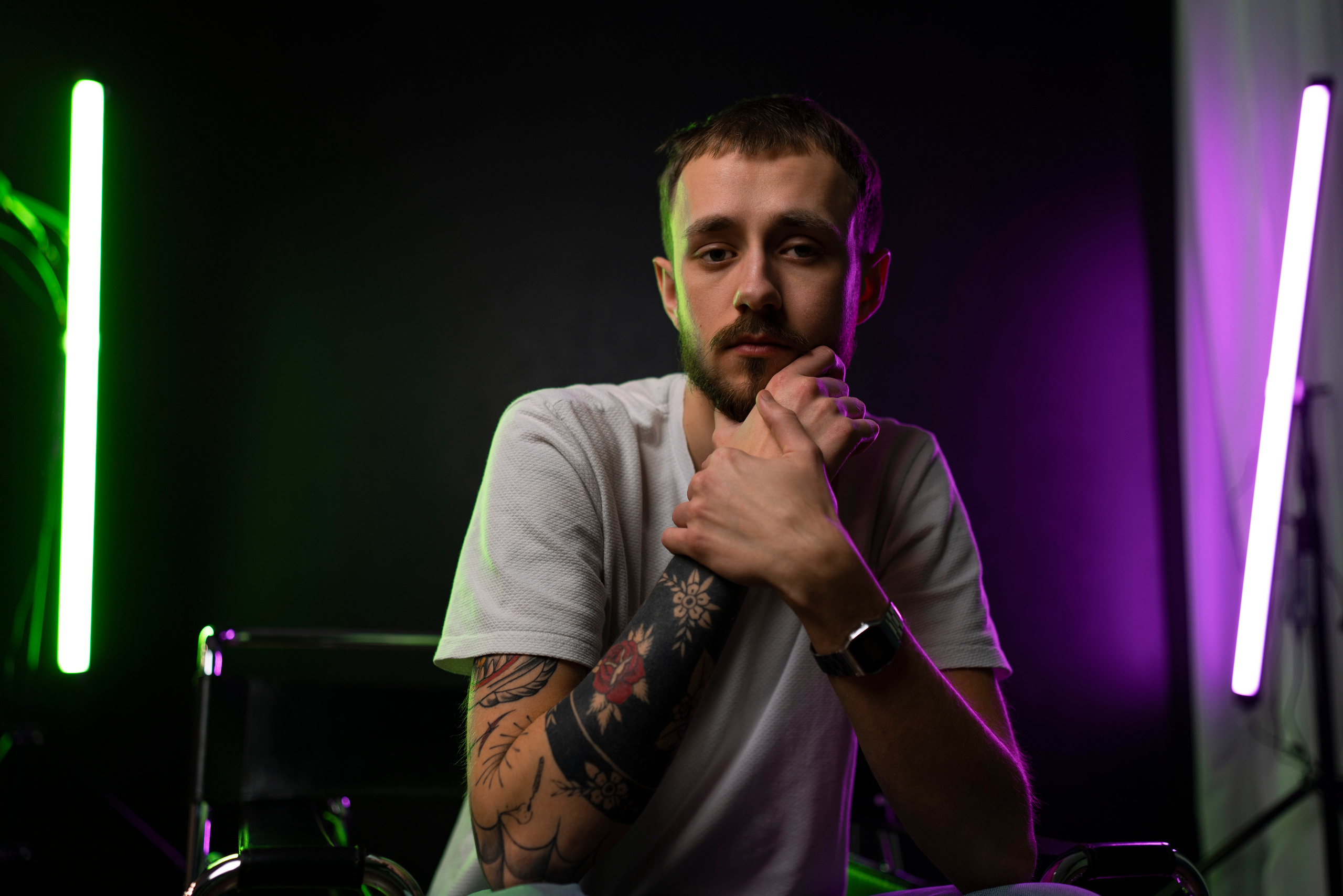 Мужской портрет. Portrait photographer Wrocław Vitali Pabiadzinski