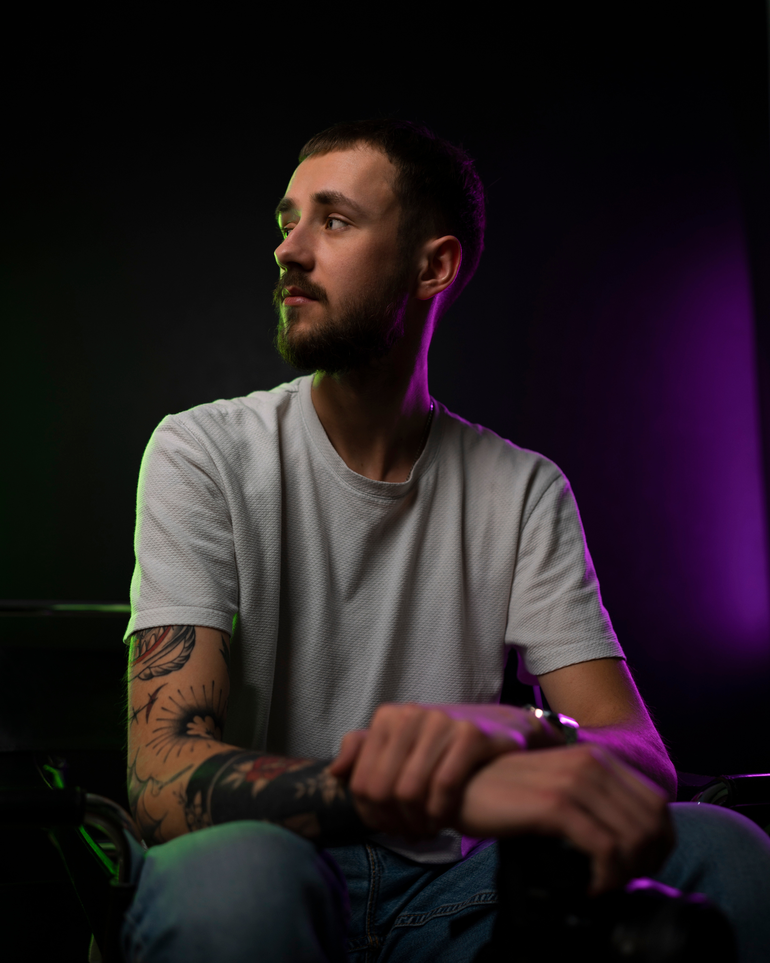 Мужской портрет. Portrait photographer Wrocław Vitali Pabiadzinski