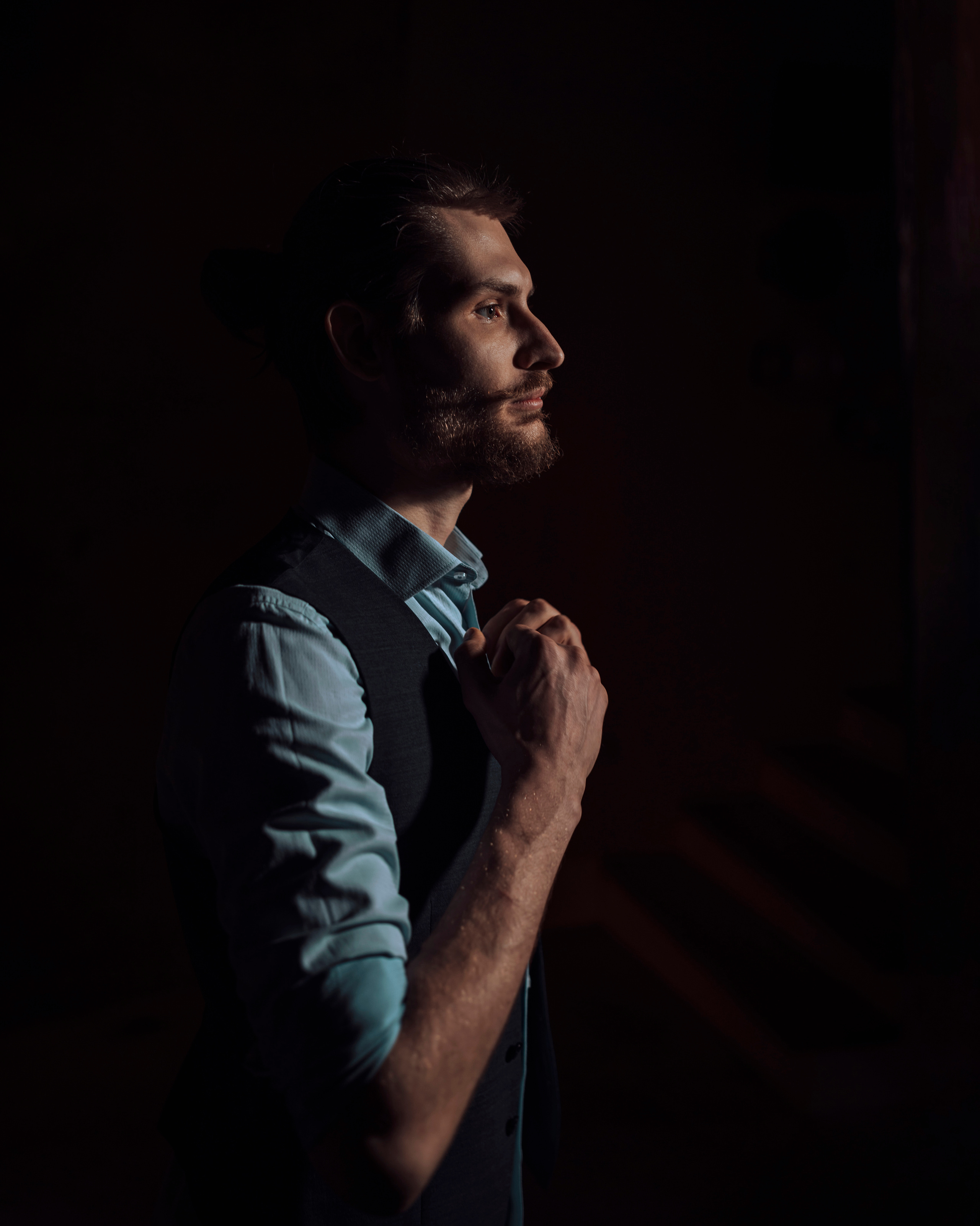 Мужской портрет. Portrait photographer Wrocław Vitali Pabiadzinski
